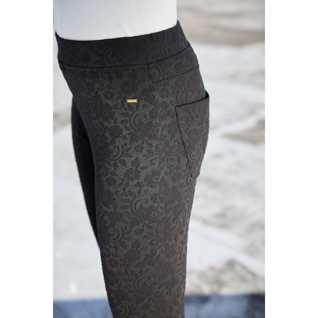 LASCANA Leggings, mit tonigem Blumenmuster