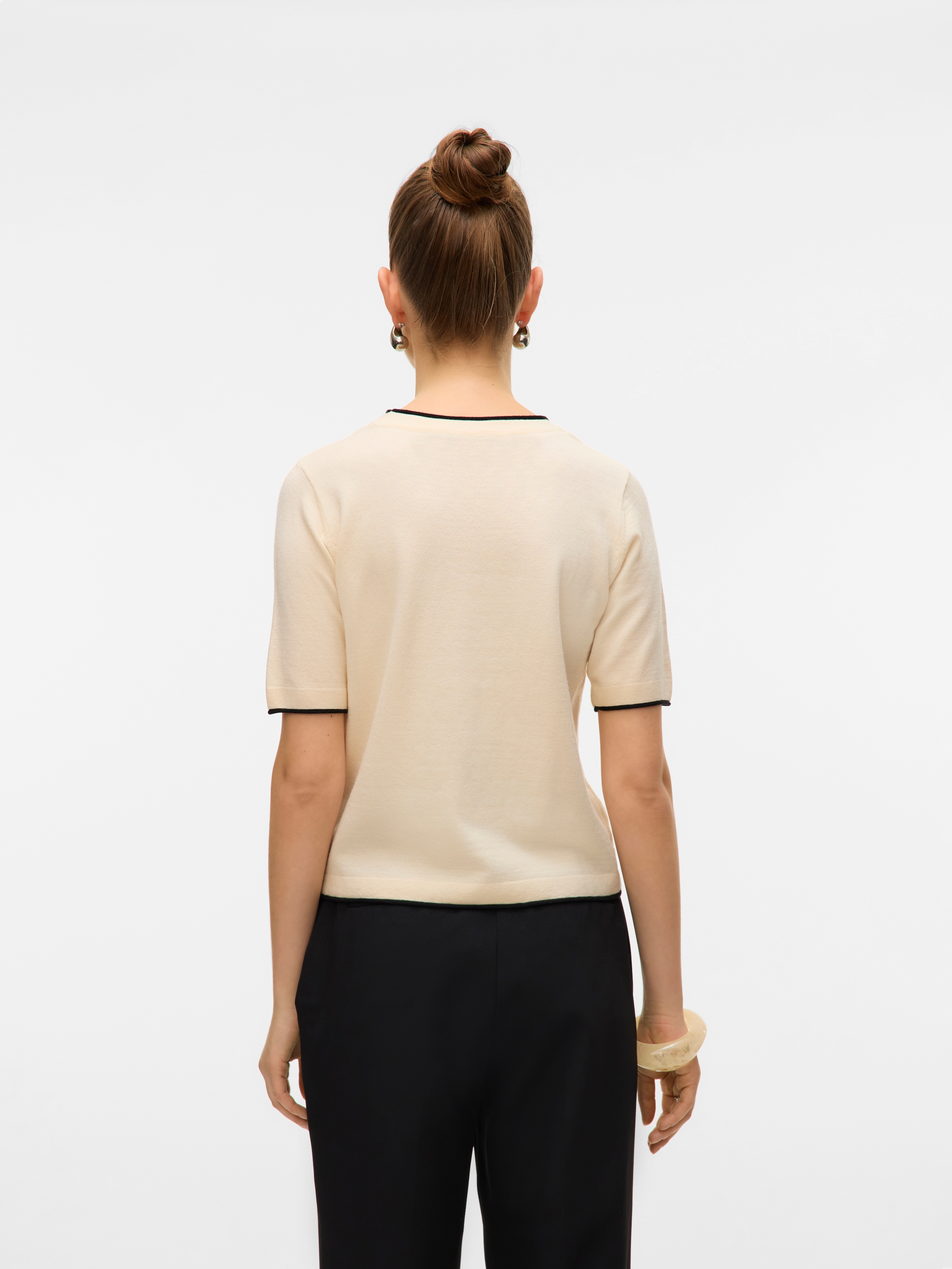 Vero Moda Kurzarmpullover »VMBREEZE SS O-NECK PULLOVER BOO«