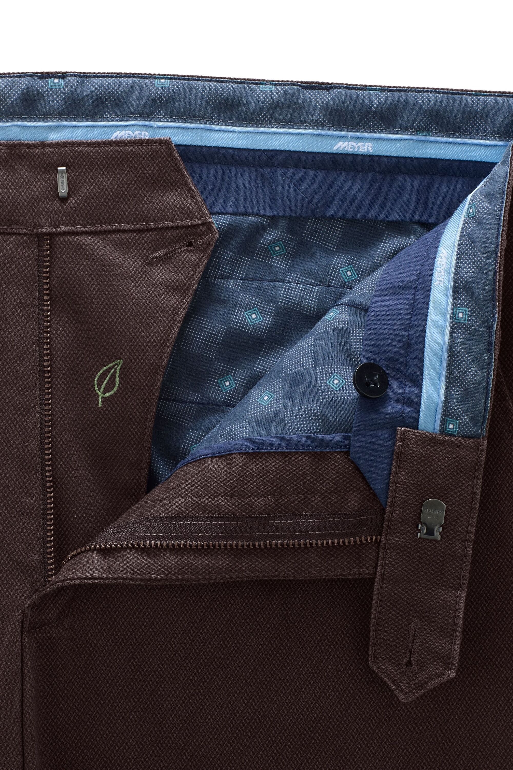 MEYER Chinos »BONN«, mit Micro Print