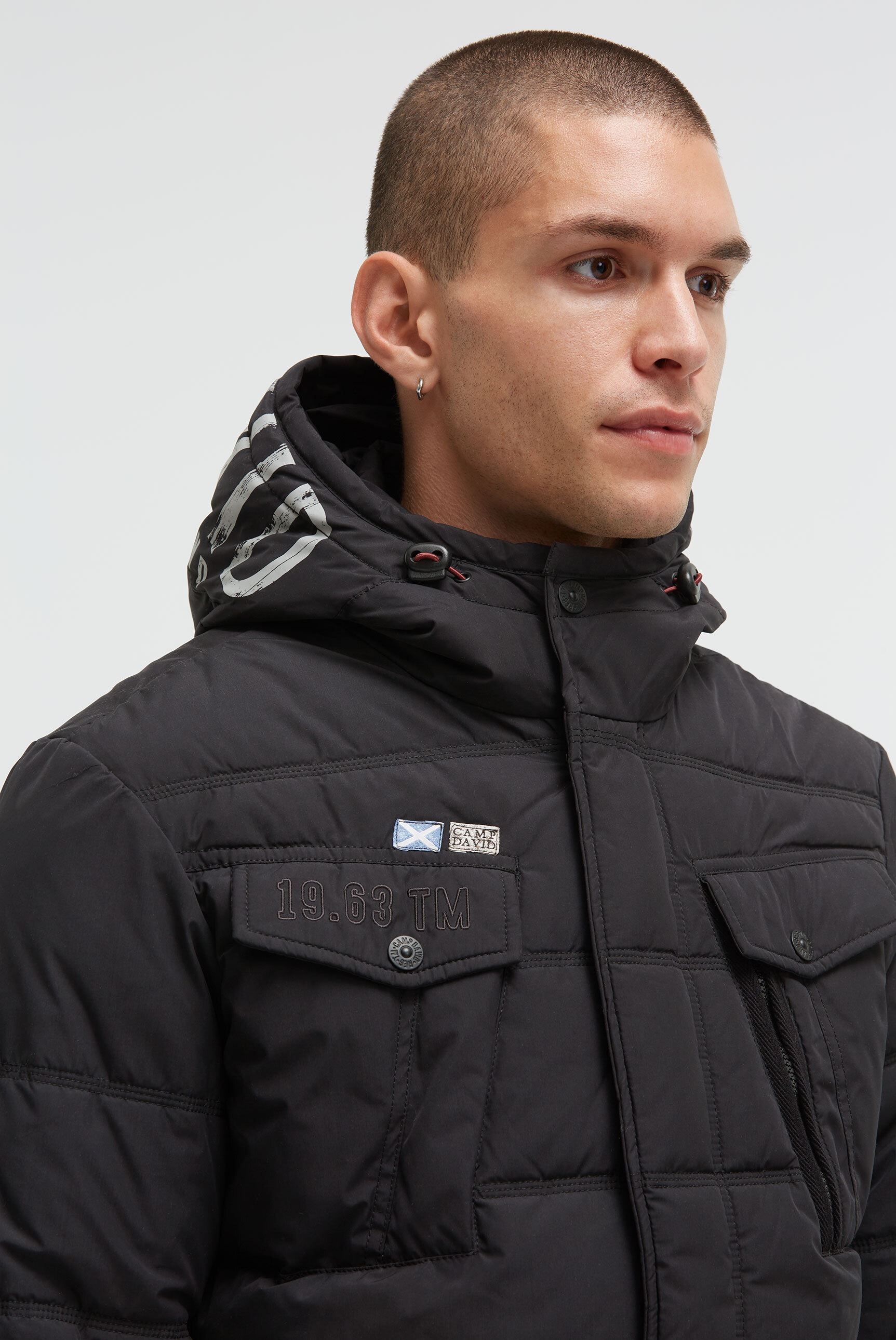 CAMP DAVID Winterjacke, mit Kapuze, mit wasserabweisender Funktion