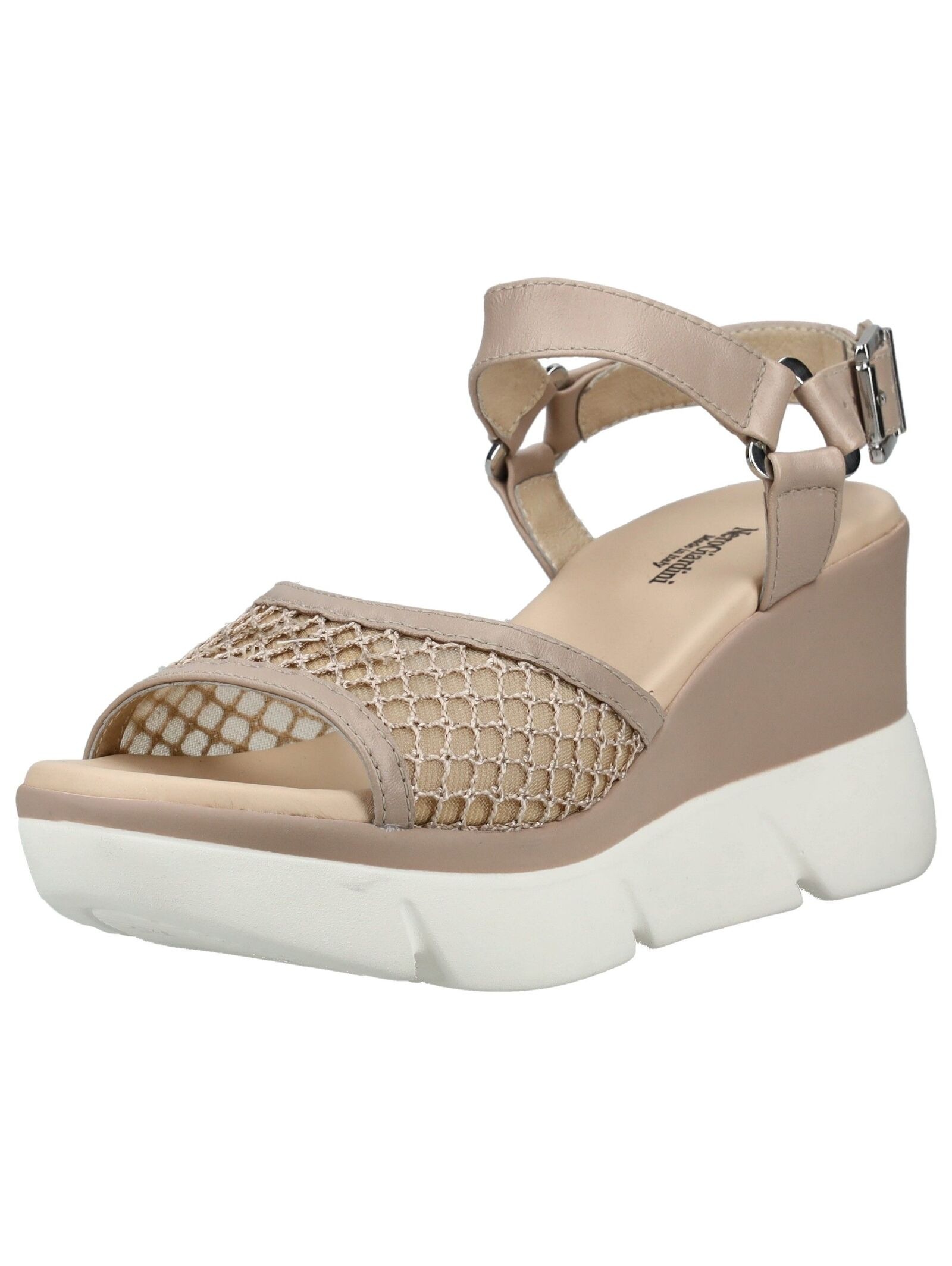 Nero Giardini Keilsandalette »Nero Giardini Sandalen Leder/Textil«