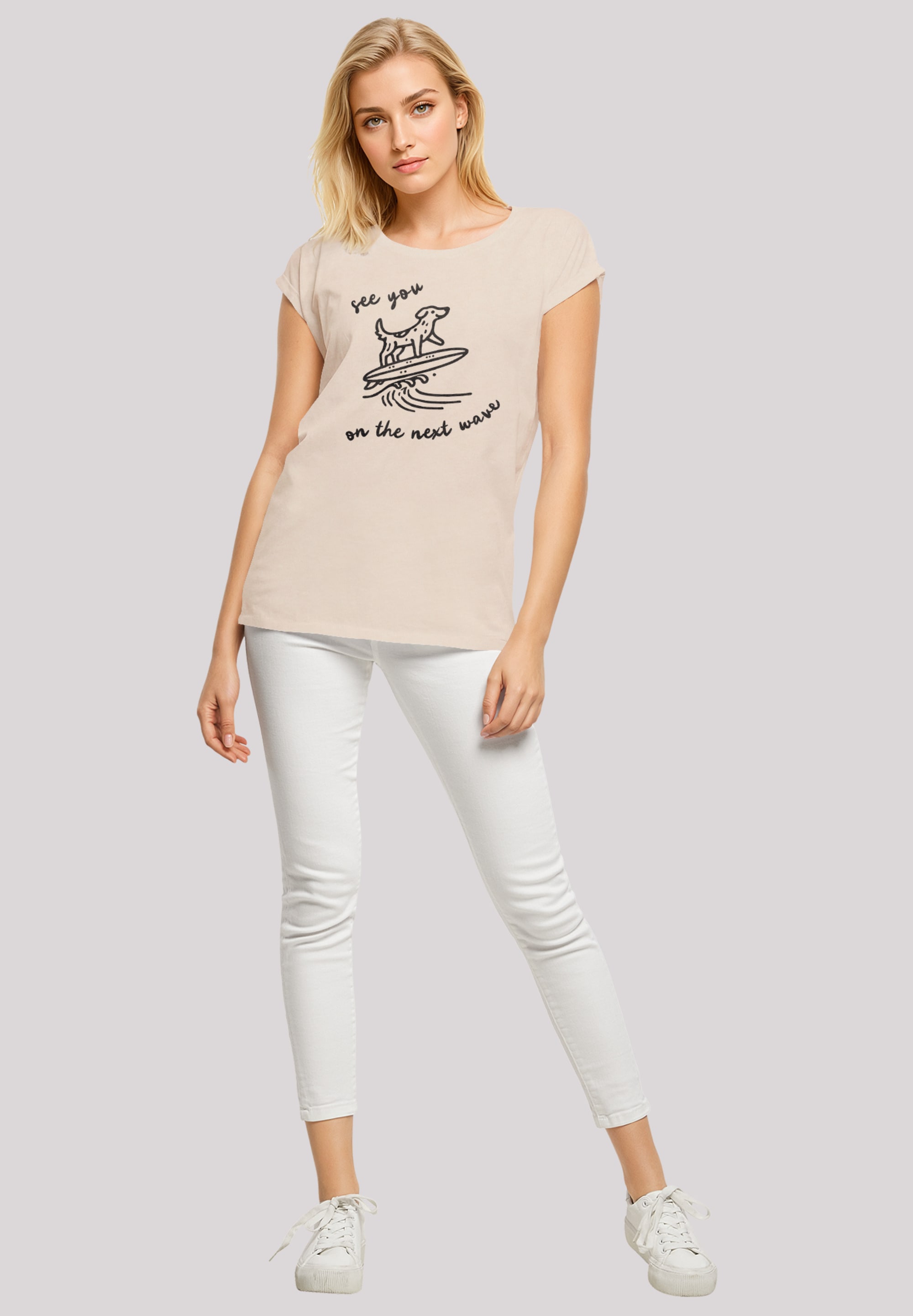 F4NT4STIC T-Shirt »See You On The Next Wave«, Premium Qualität