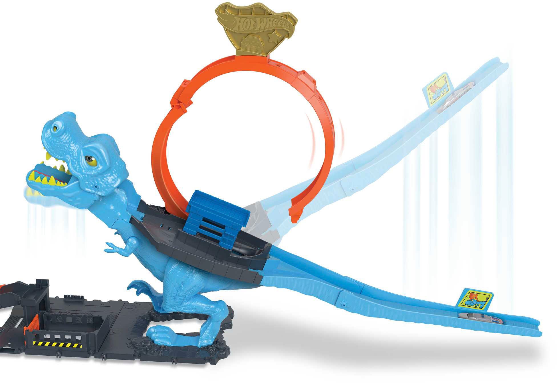 Hot Wheels Spiel-Parkgarage »City Trackset T-Rex Looping inkl. Auto«