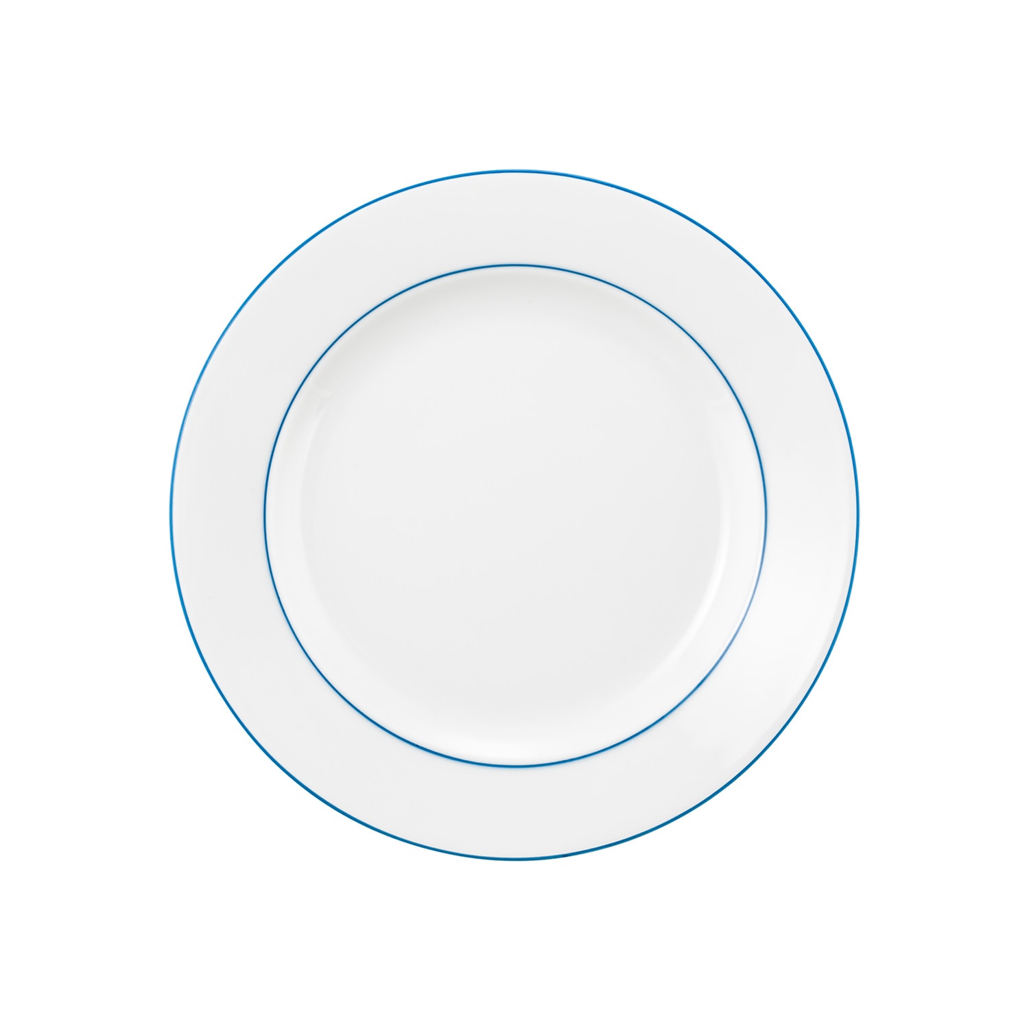 Seltmann Weiden Teeservice »Teeservice 18-teilig Sonate Blue Lines, Teetassen, Untertassen, Teller« Teetassen, Untertassen, Teller, weiß, blau