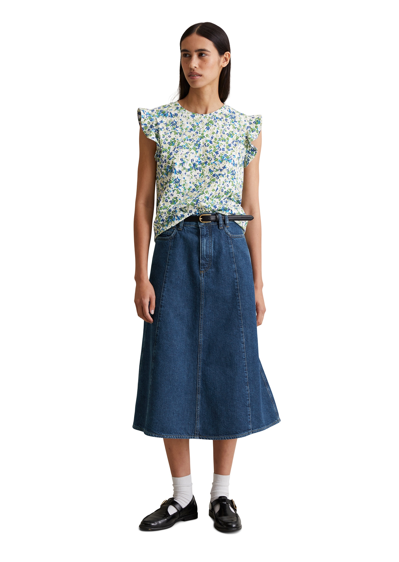Marc O'Polo DENIM T-Shirt »mit Allover-Print«