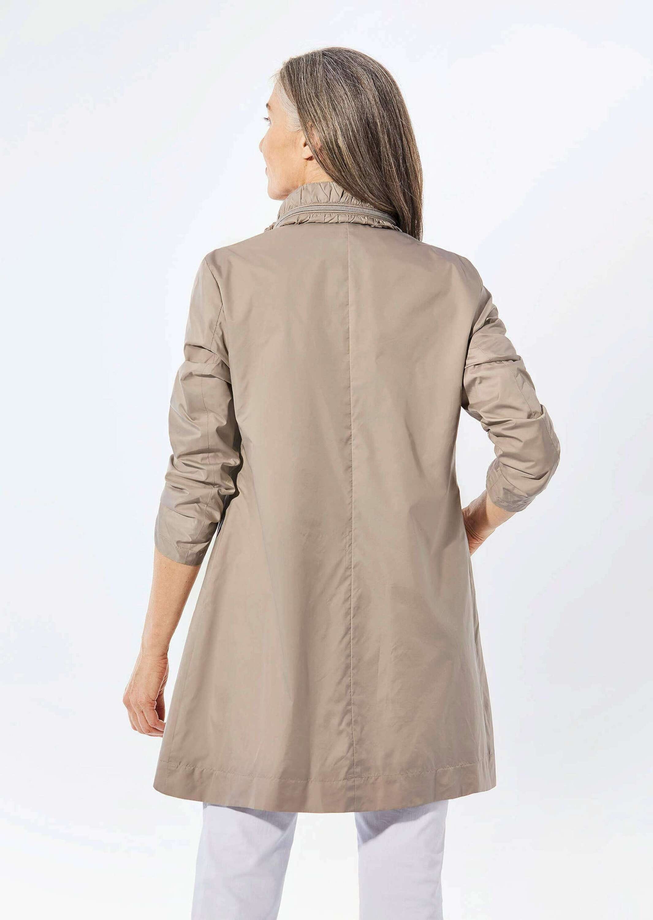 GOLDNER Langmantel »Longjacke Super leichte Longjacke mit versteckter Kapuze«