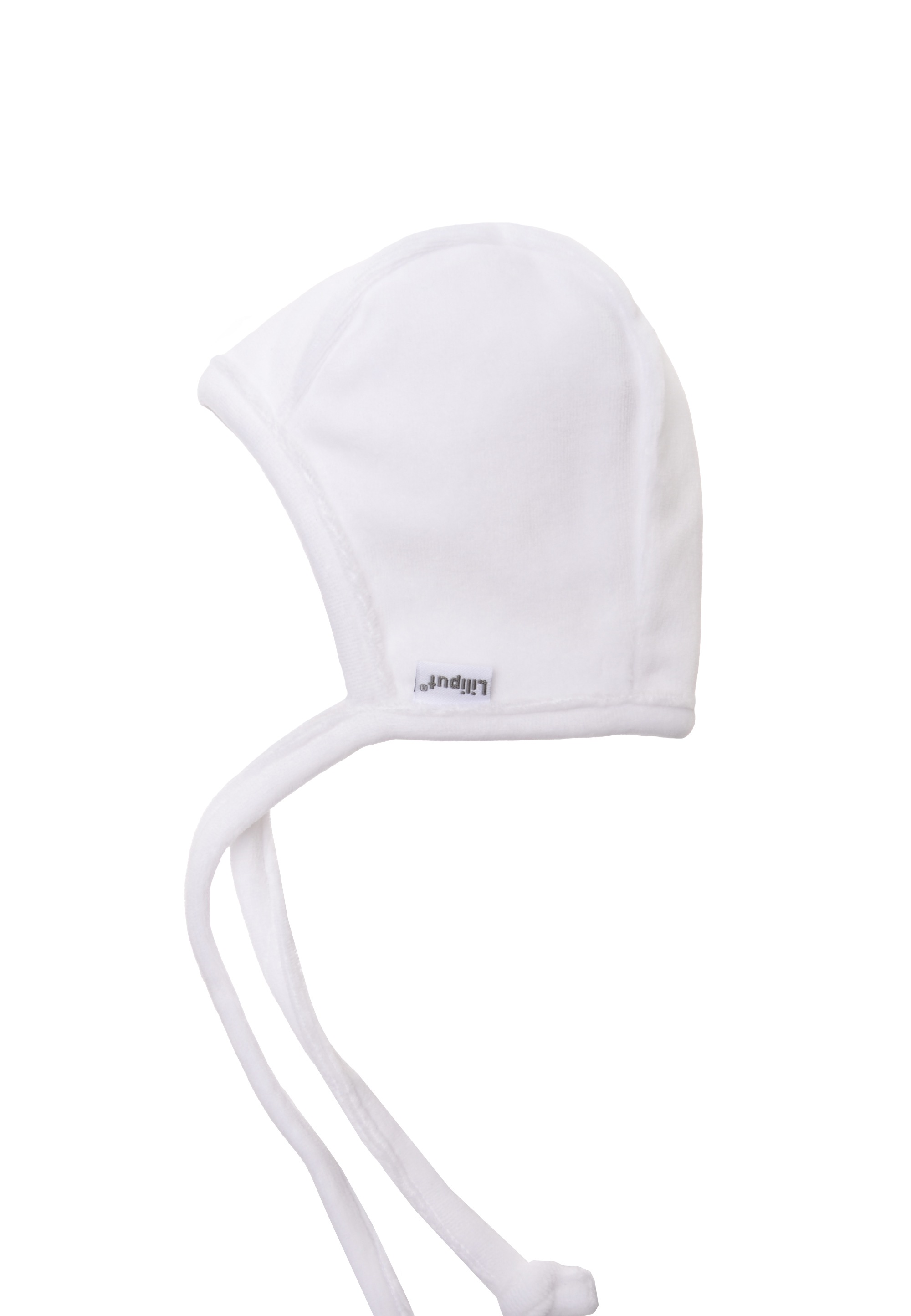 Thumbnail - Liliput Strickmütze "weiss beige" 2 Stk. Mit praktischem Bindeband