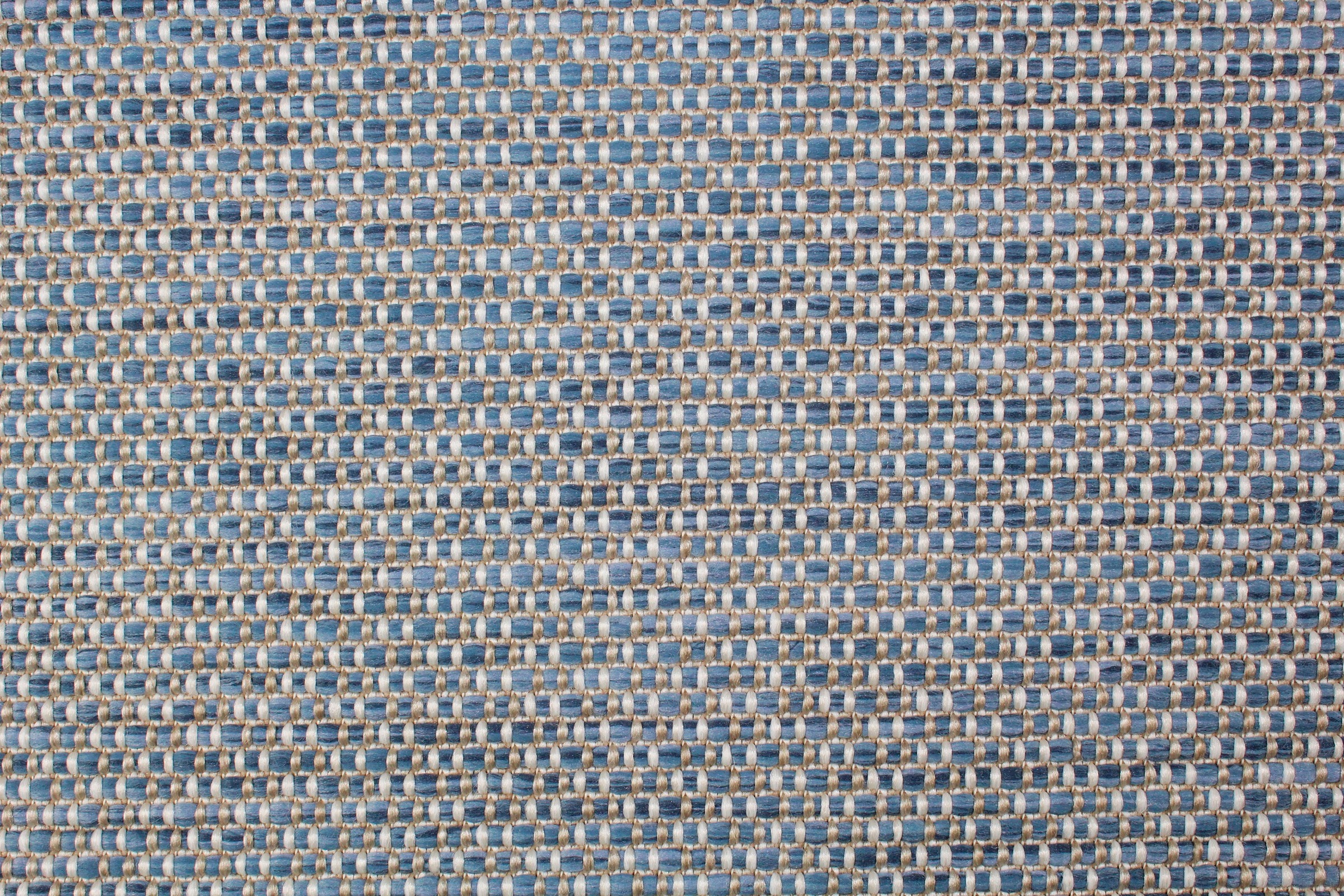 Dekowe Teppich »Naturino Color«, rechteckig, 7 mm Höhe, Flachgewebe, Sisal-Optik, mit Bordüre, In- und Outdoor geeignet