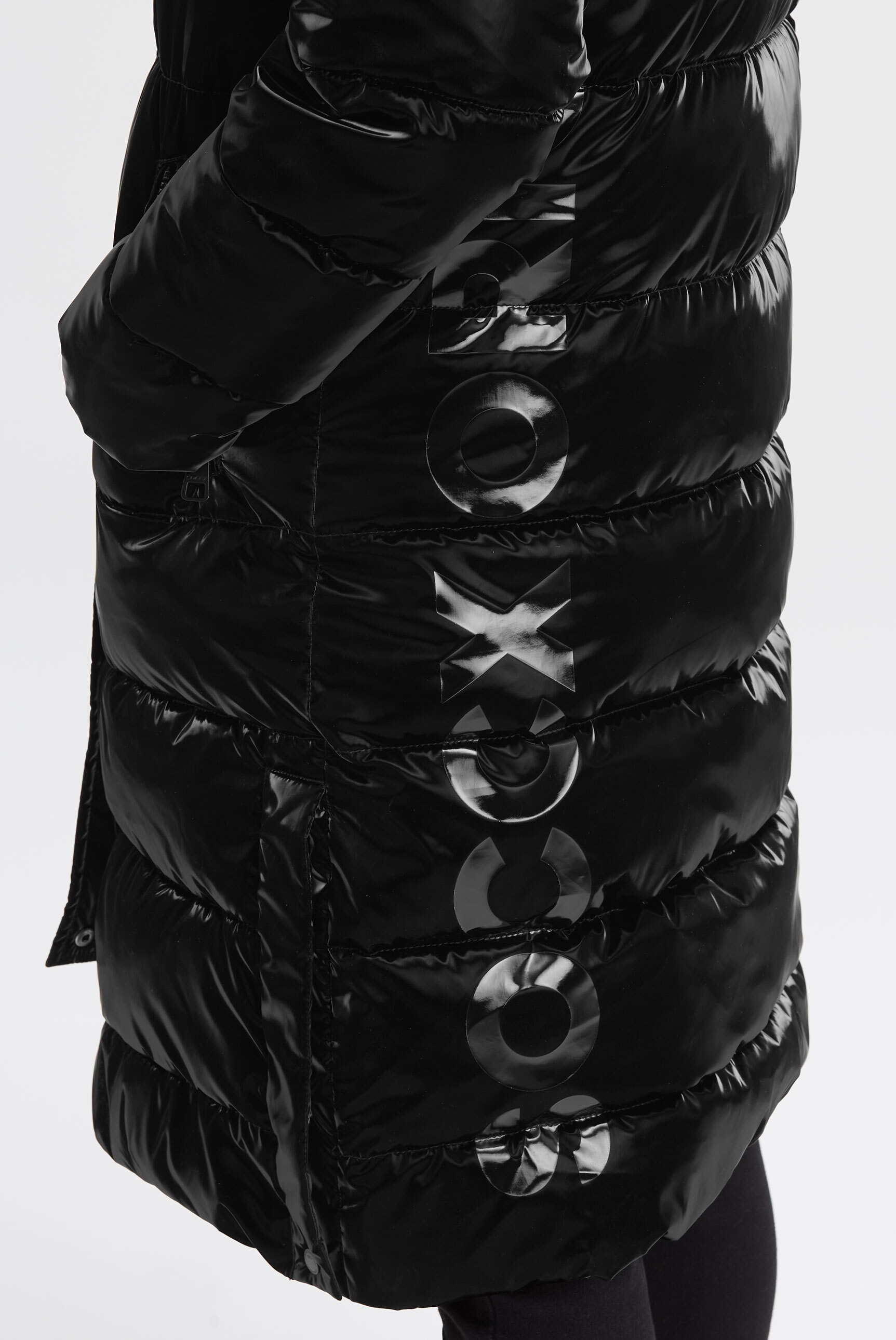 SOCCX Parka mit Kapuze mit Reißverschluss an den Einschubtaschen