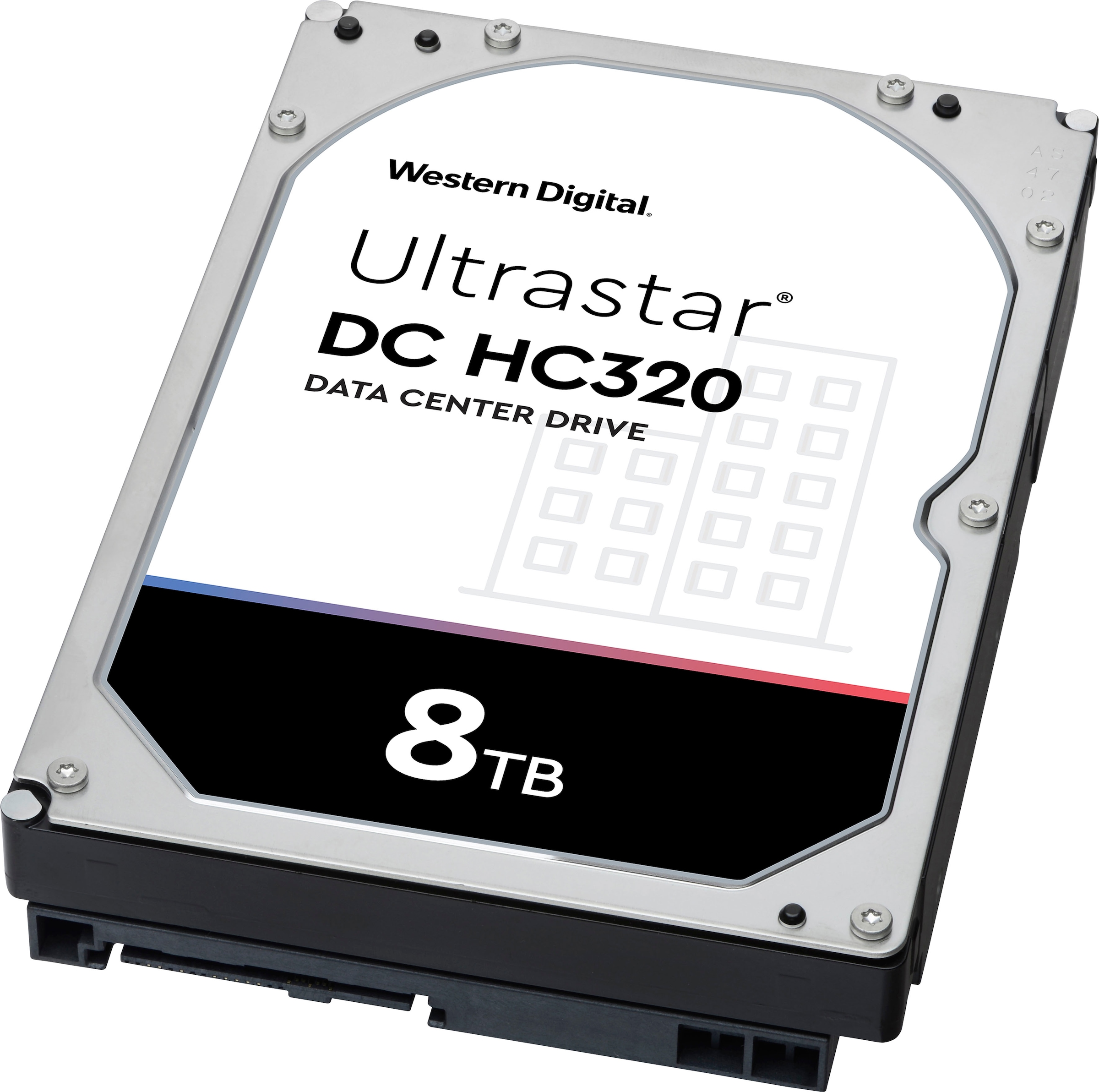 Western Digital HDD-Festplatte »Ultrastar DC HC320 8TB«, 3,5 Zoll, Anschluss SATA, Bulk