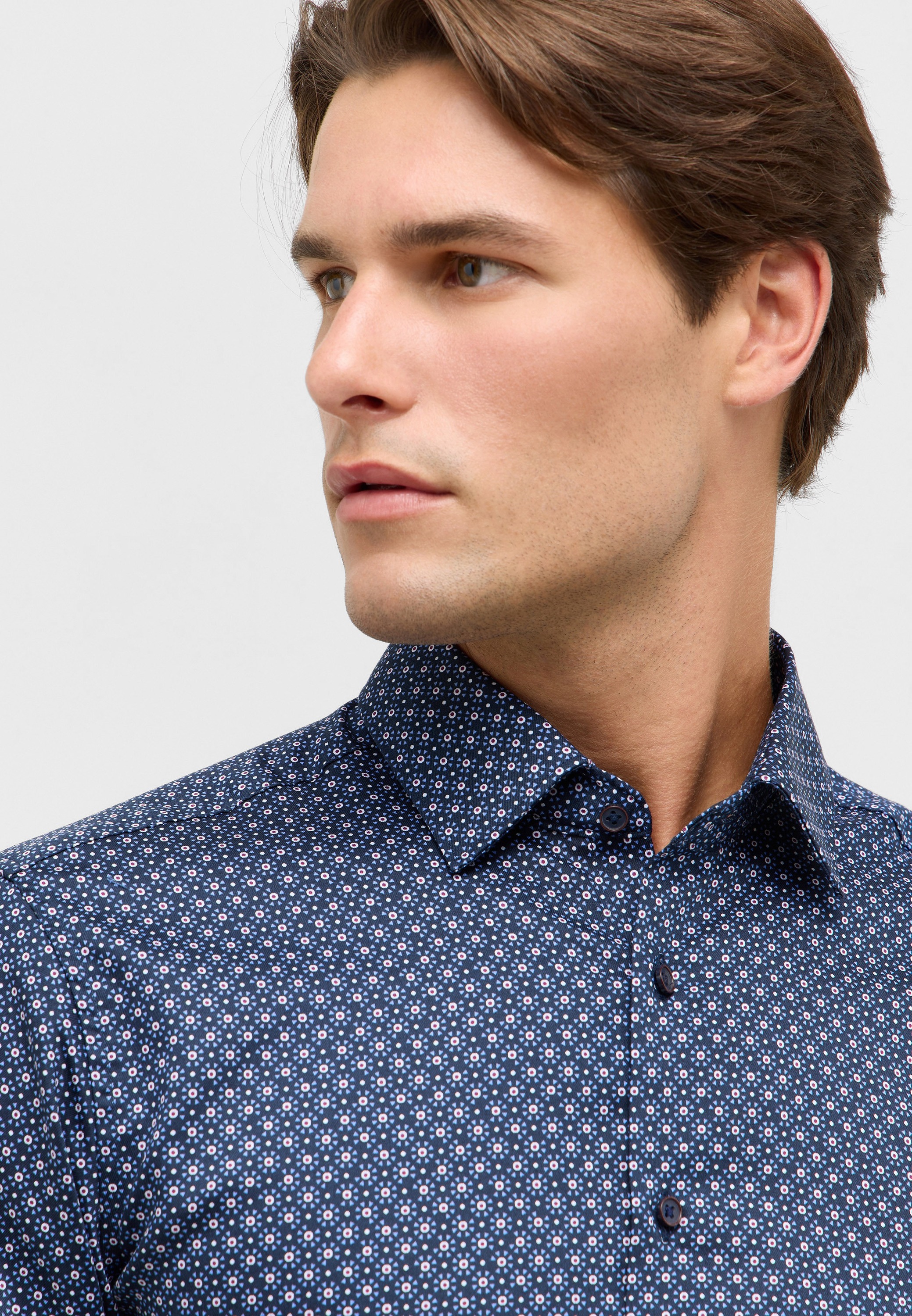 Eterna Langarmhemd »SLIM FIT«, NON IRON (bügelfrei)