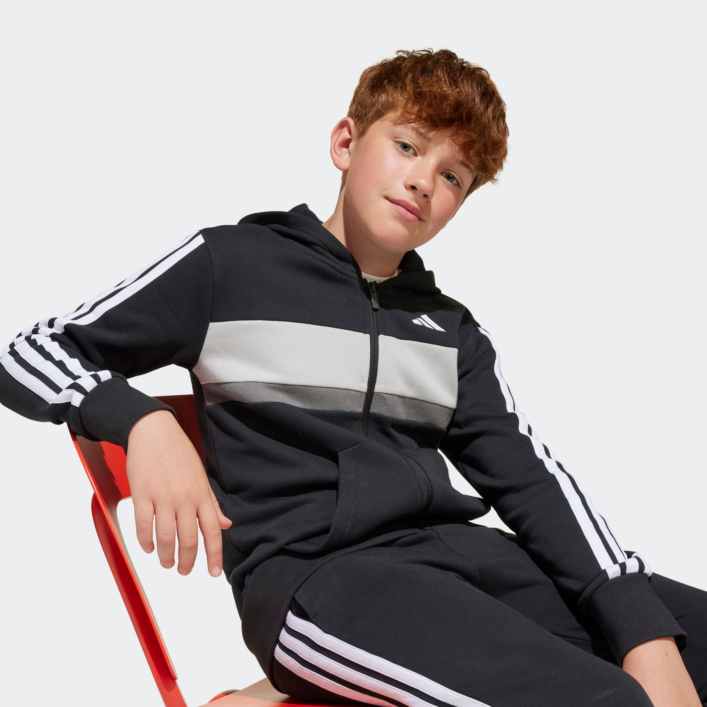 adidas Sportswear Trainingsanzug »J 3S TIB FL TS«, (2 tlg.)