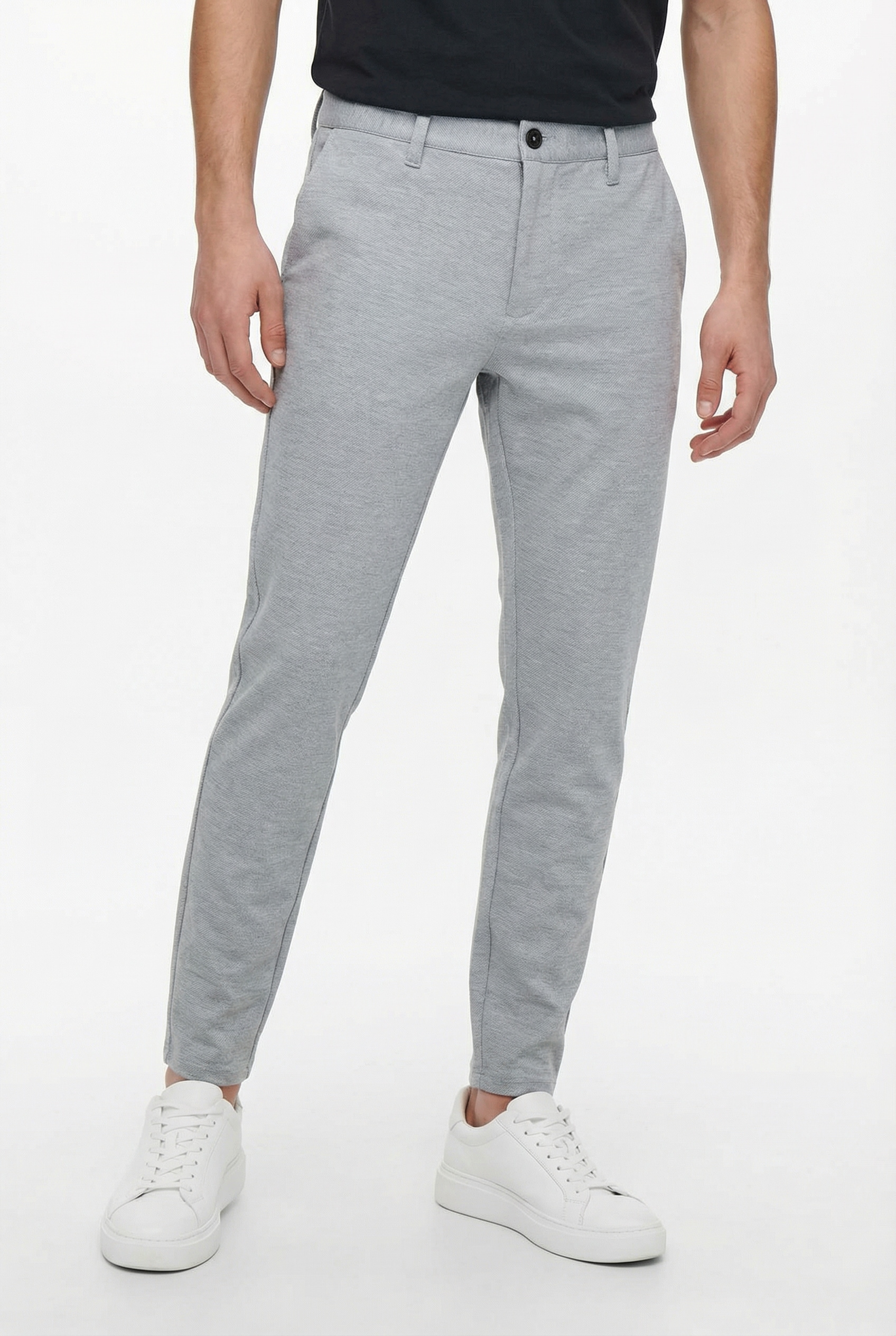ONLY & SONS "ONSMARK SLIM DITSY 020934 PANT NOOS" Viskosemischung, slim fit