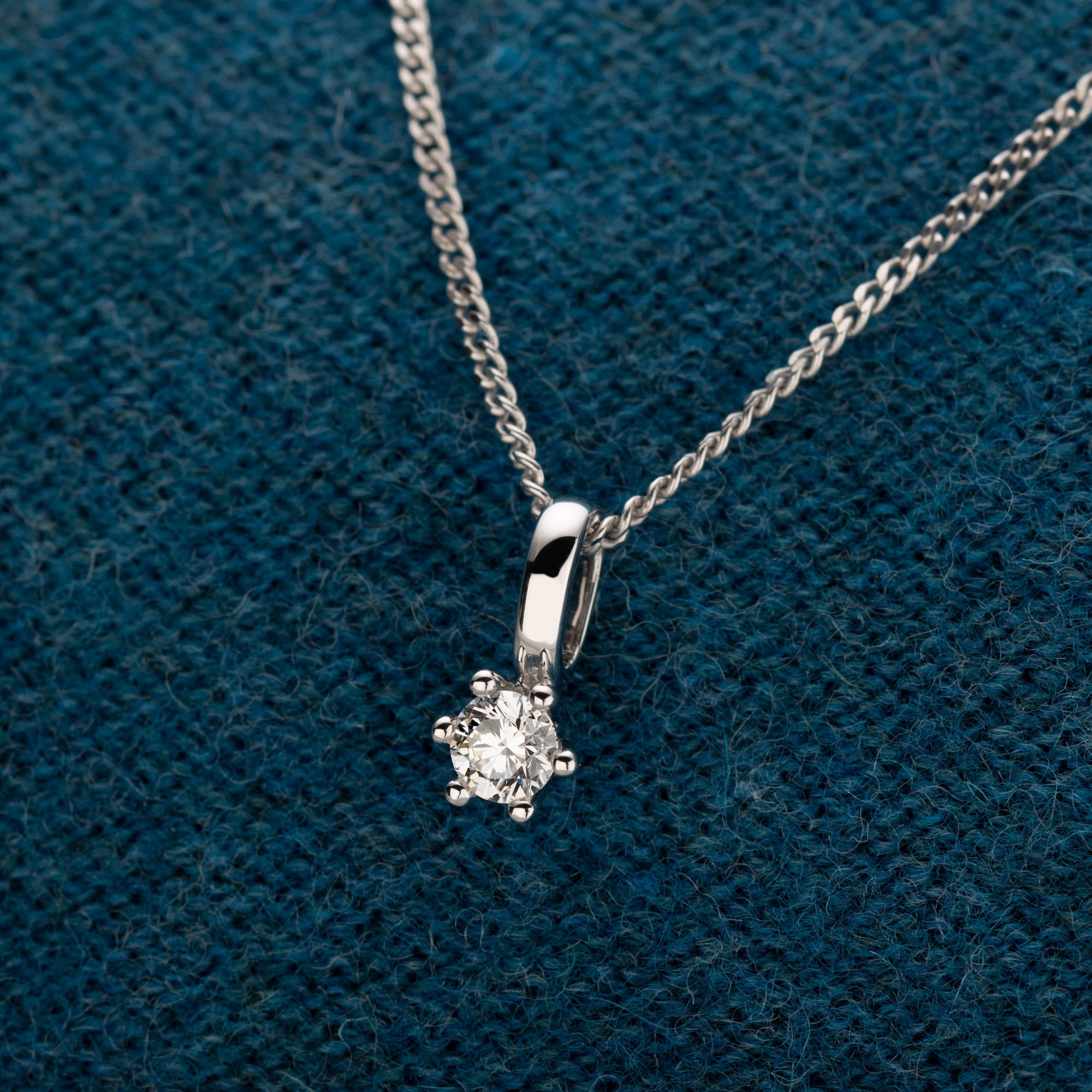 Orolino Kette mit Anhänger »Gold 585 mit natürlichem Brillant 0,20ct.«