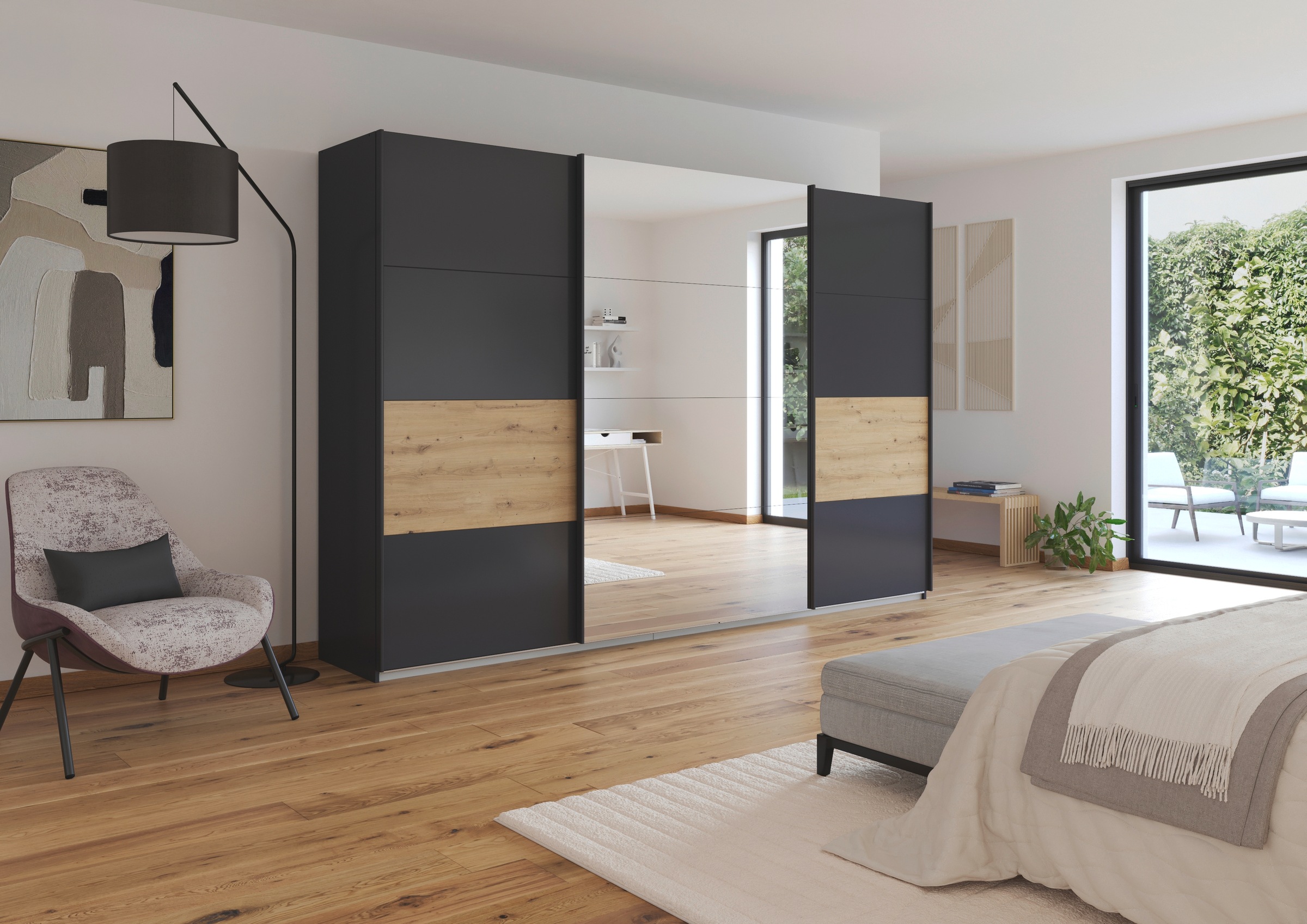 rauch Schwebetürenschrank "Kleiderschrank Schrank Garderobe Ankleide Schlaf günstig online kaufen