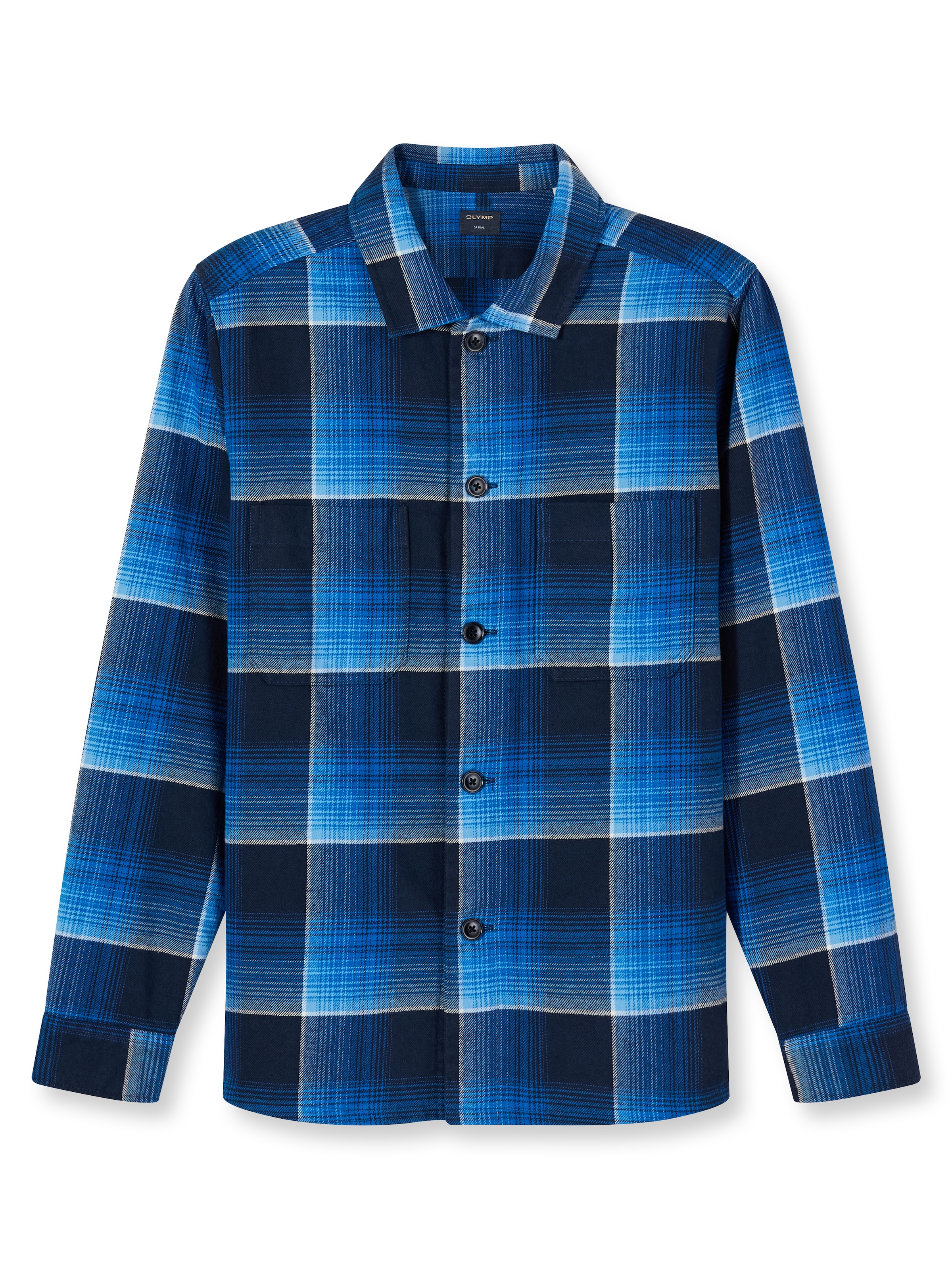 OLYMP Hemdjacke Overshirt, pflegeleicht, Karomuster günstig online kaufen
