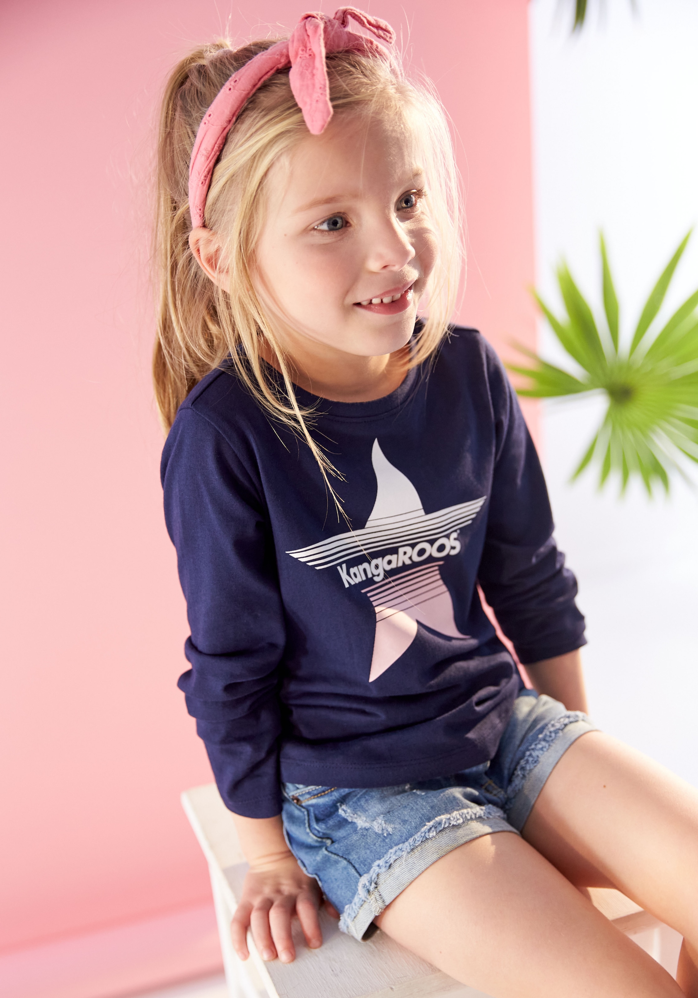 KangaROOS Langarmshirt »Kleine Mädchen«