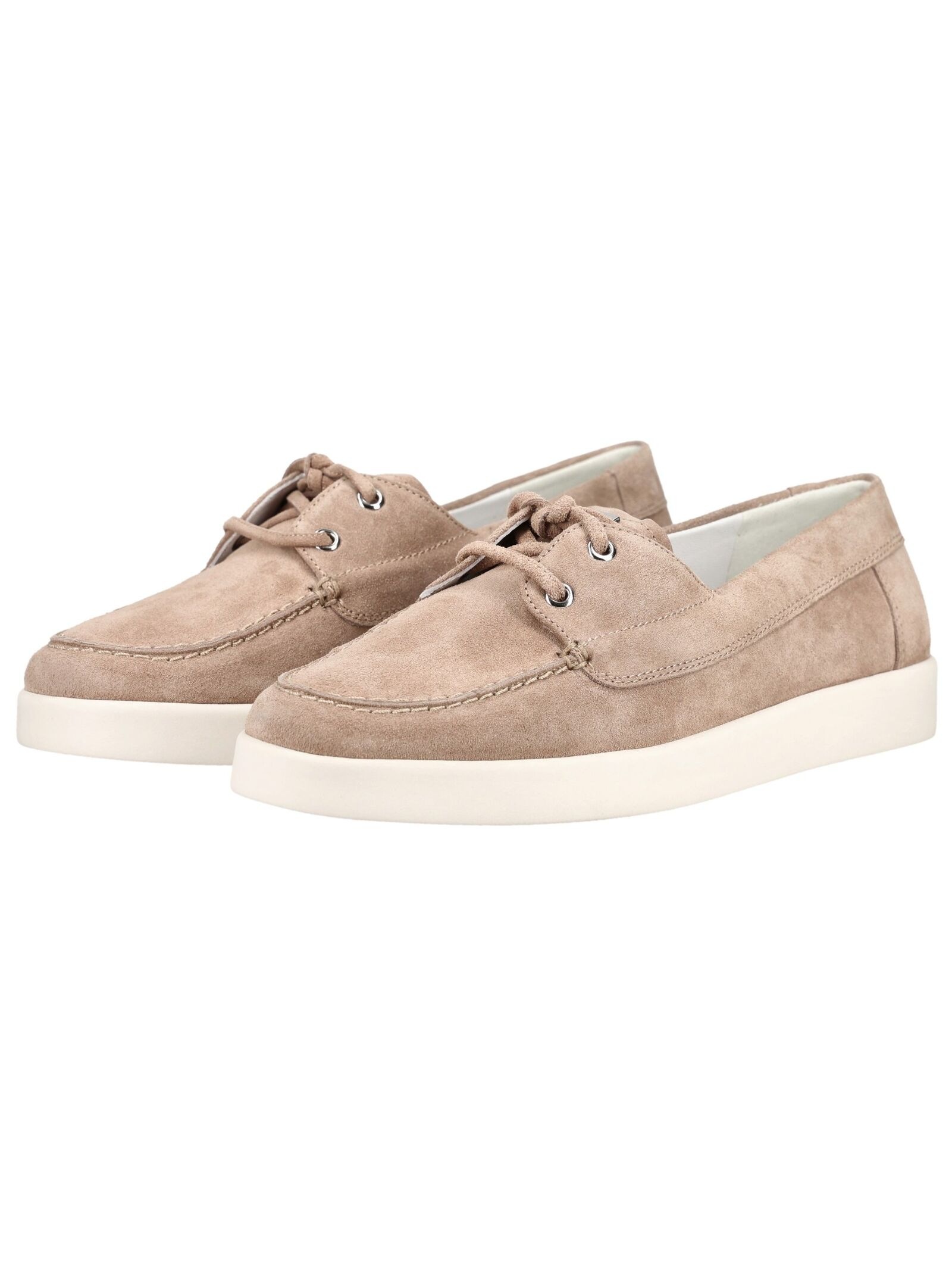 Schnürschuh HÖGL "Högl Halbschuhe Veloursleder", Herren, Gr. 39, sand, Veloursleder, Schuhe Schnürschuh 3