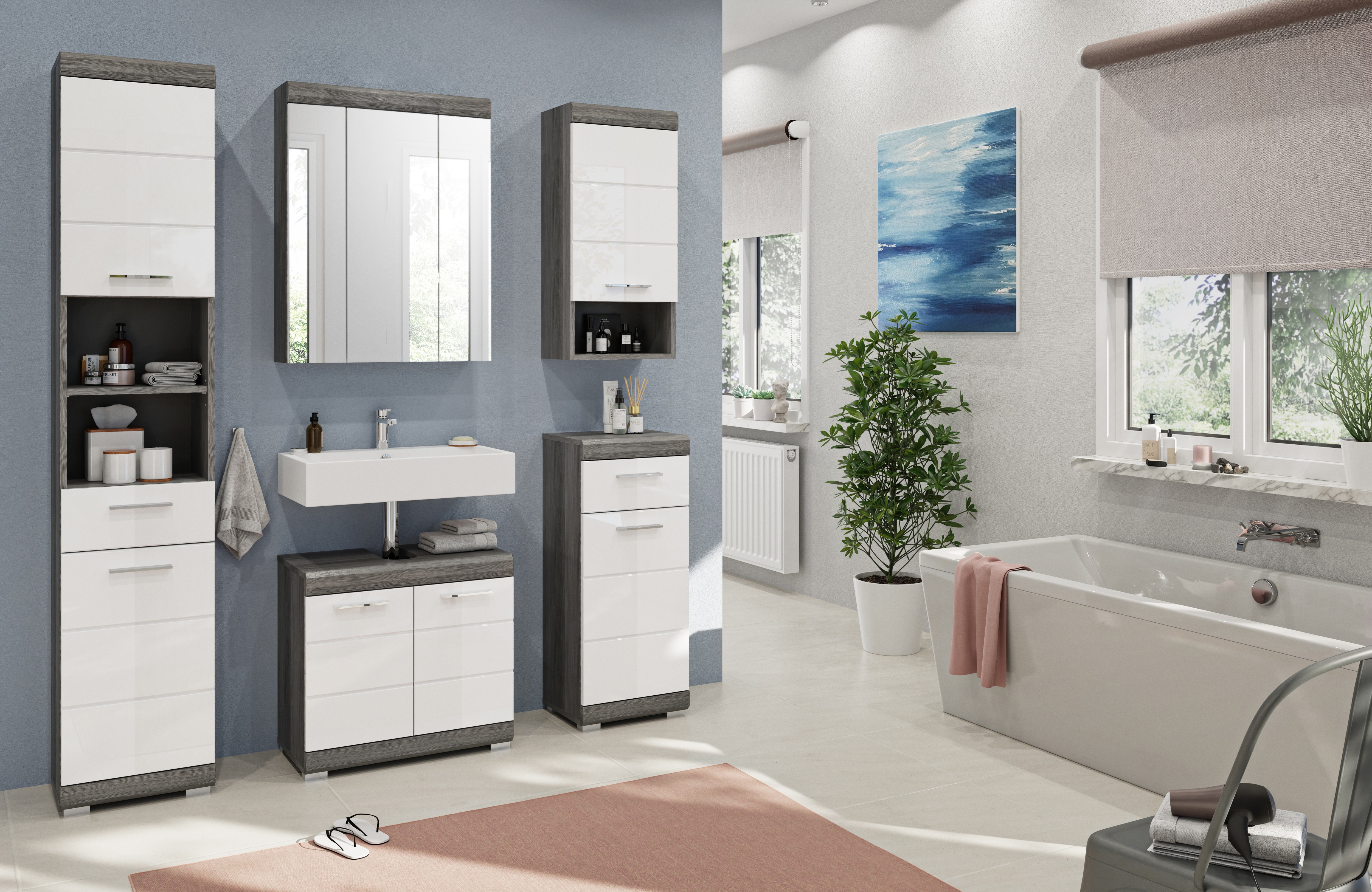 INOSIGN Badmöbel-Set "Siena, 5 teilig, bestehend aus:" Set, TOPSELLER, 5 St günstig online kaufen