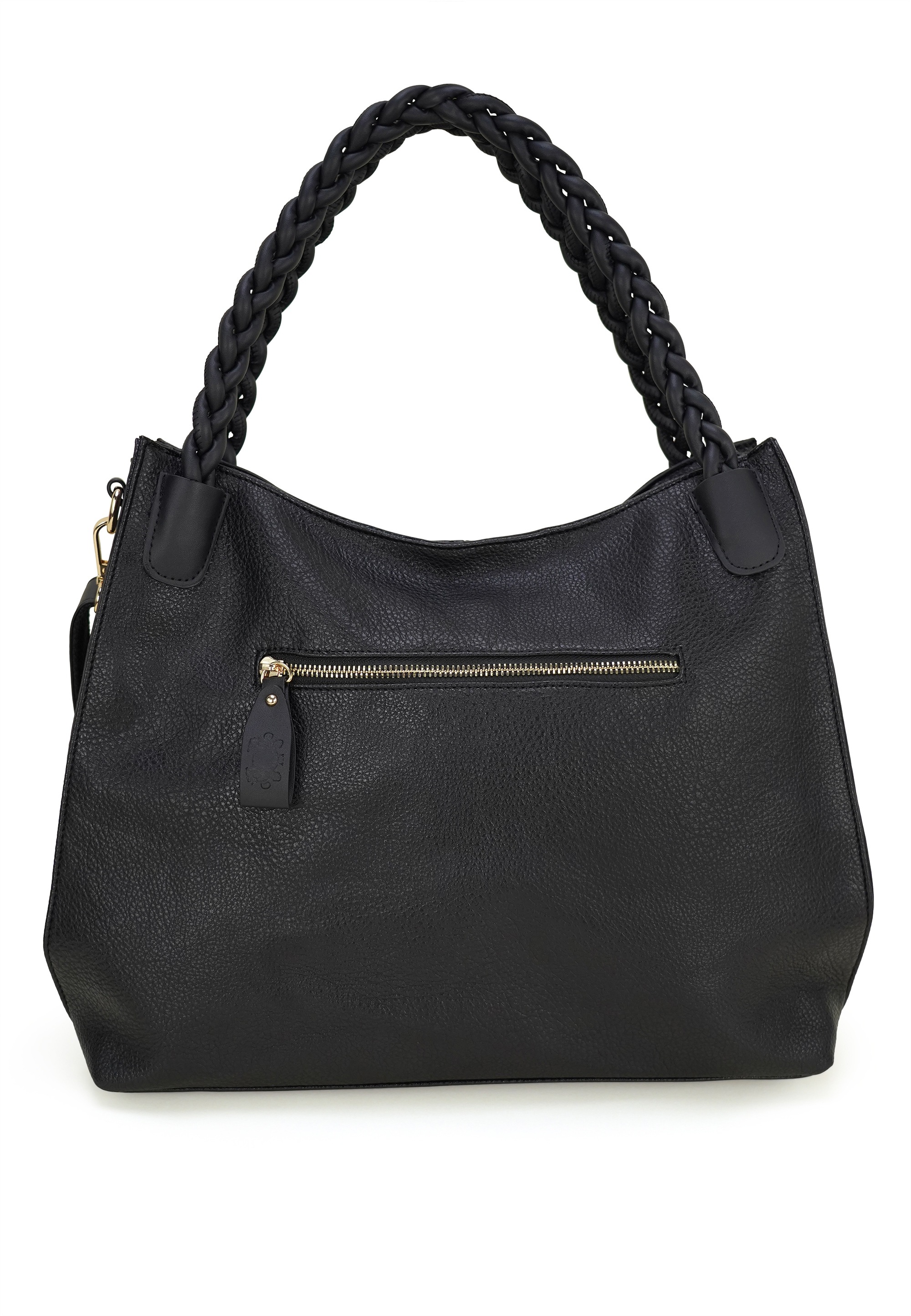 Harpa Schultertasche »MARQUIS« mit geflochtenen Doppelgriffen