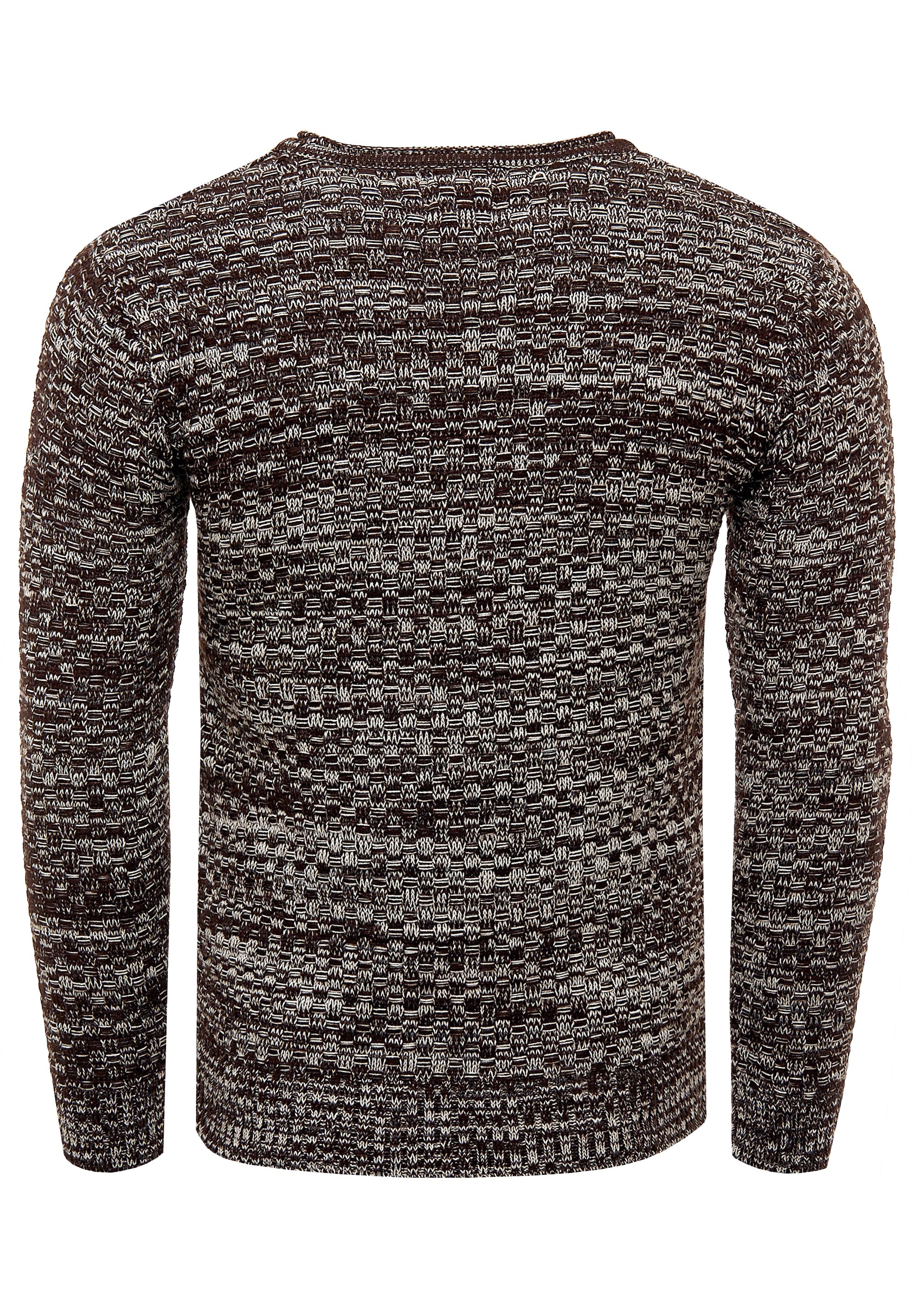 Rusty Neal Strickpullover, im melierten Design