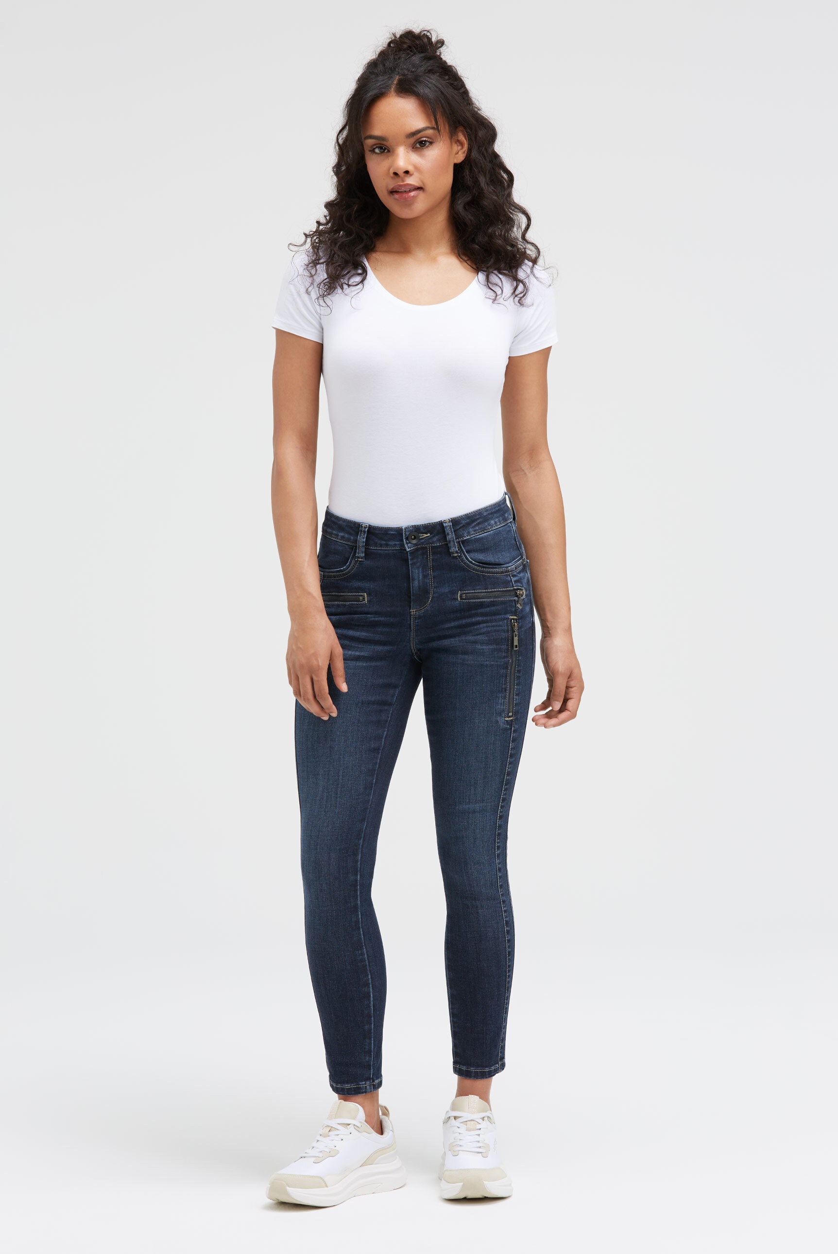 Thumbnail - SOCCX Slim-fit-Jeans mit normaler Leibhöhe