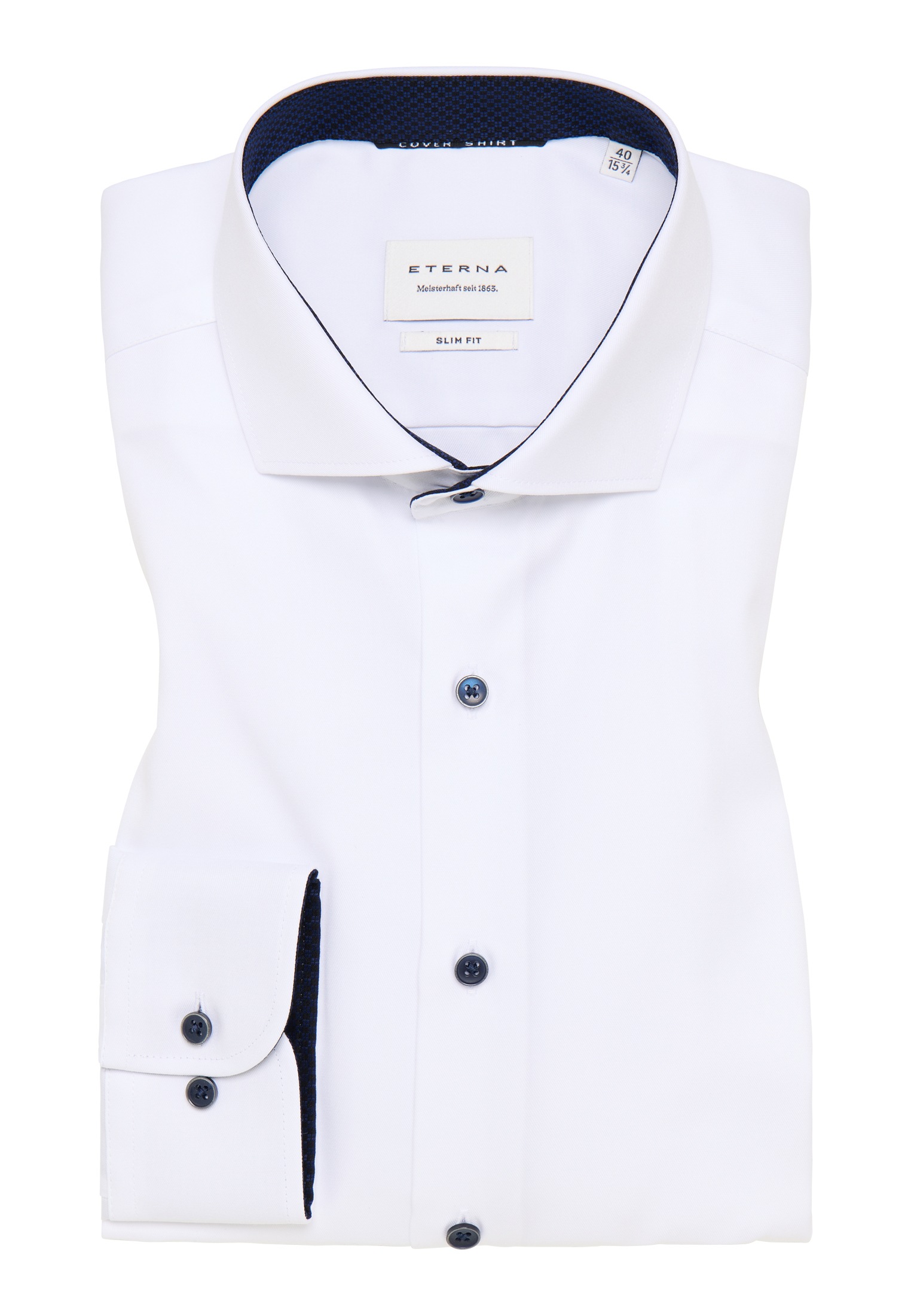 Eterna Langarmhemd »SLIM FIT«, NON IRON (bügelfrei)