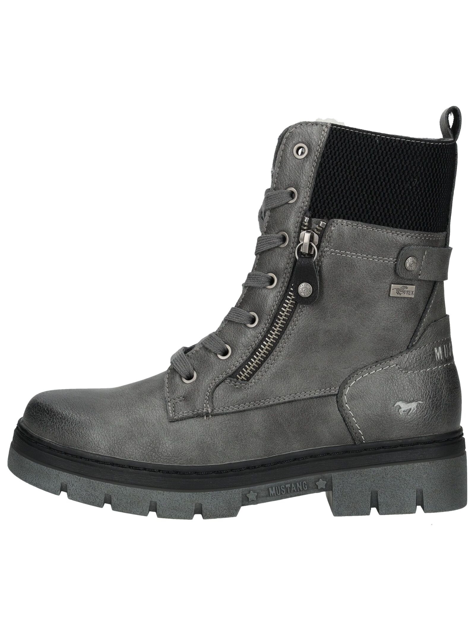 Mustang Shoes Schnürstiefelette »Mustang Shoes Stiefelette Lederimitat«