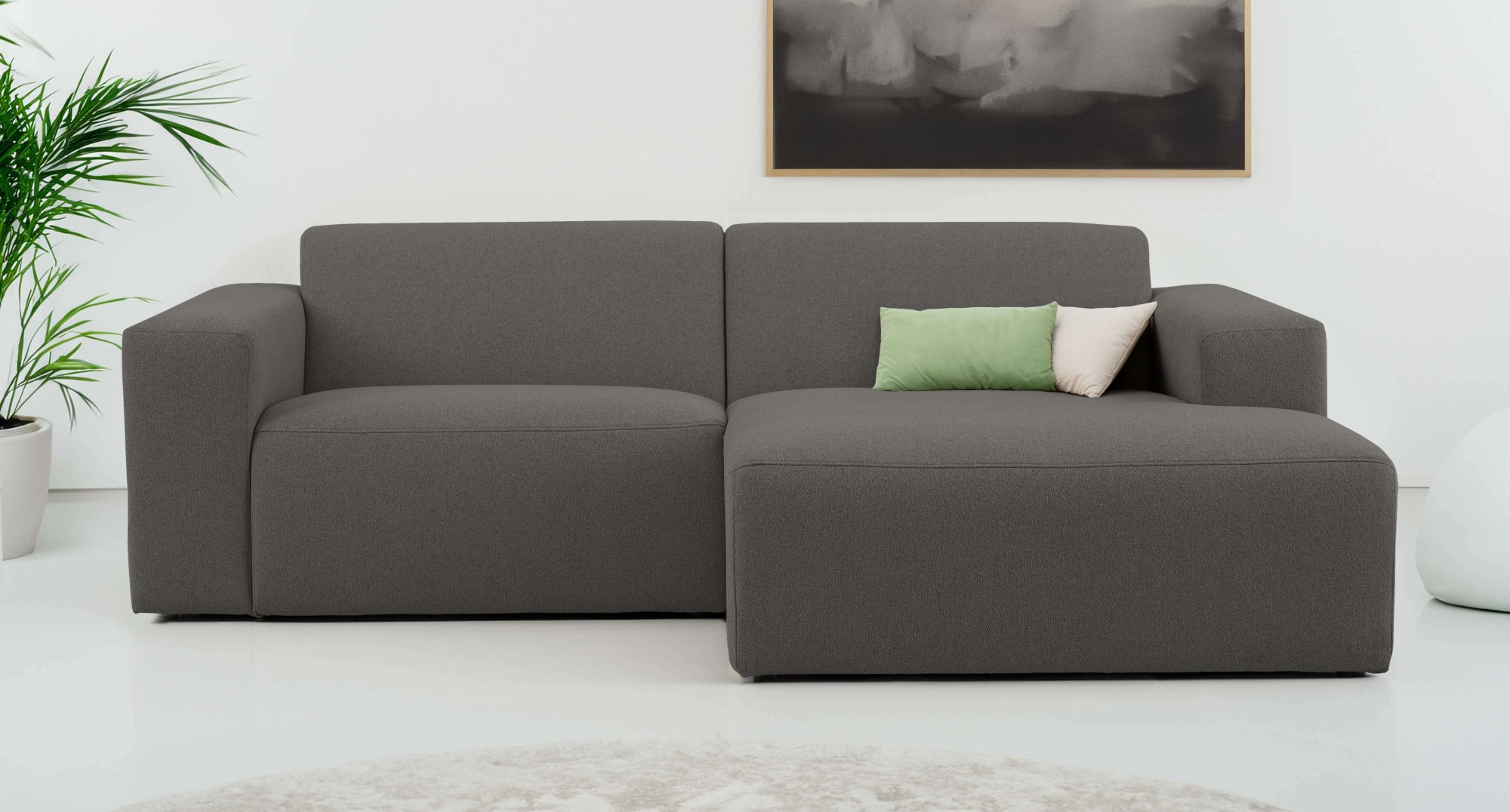 INOSIGN Ecksofa "Koa,228cm, L-Form, Modulsofa, Webstoff, Cord", Designsofa, günstig online kaufen
