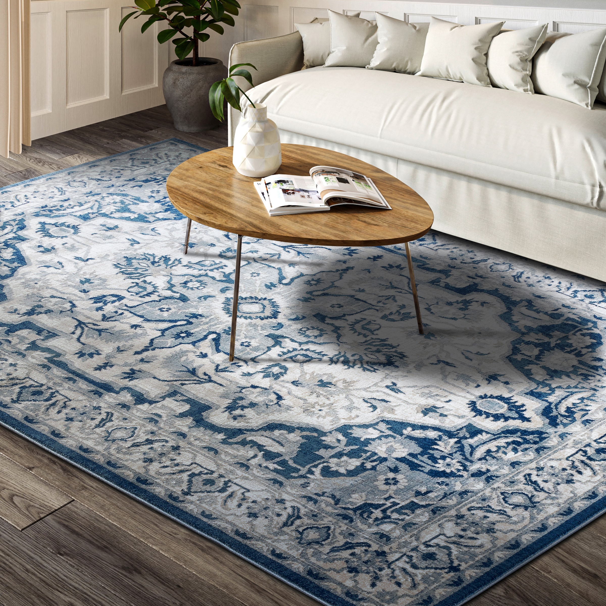 Villeroy & Boch Teppich »Gabrielle«, rechteckig, 11 mm Höhe, Orientalisch, Wohnzimmer, Schlafzimmer, Klassisch, Kurzflor, Weich