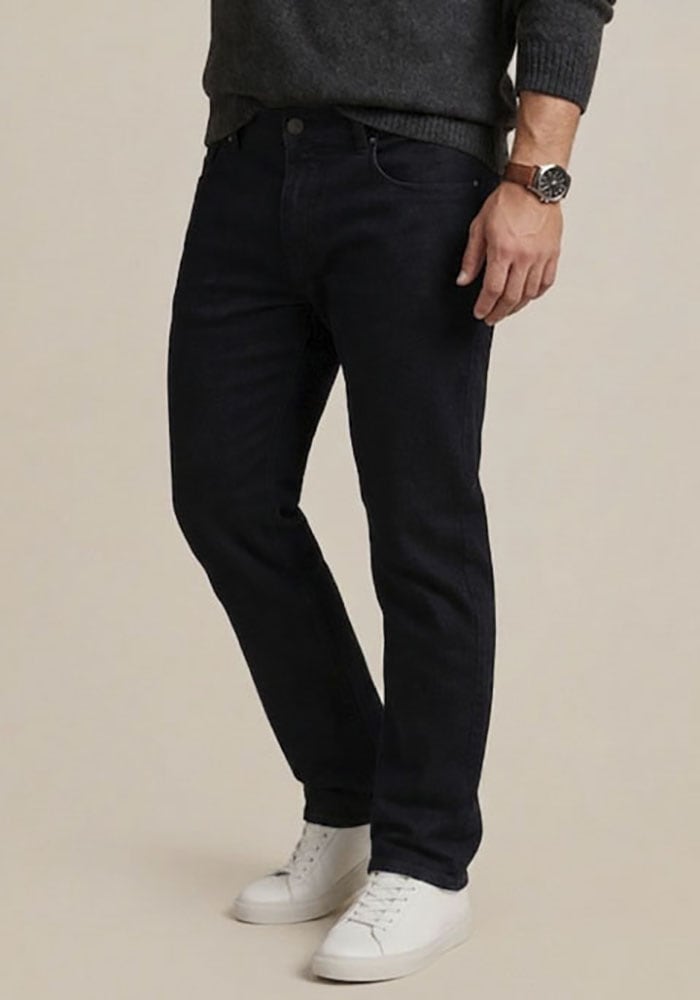 Mans World Plus Gerade Jeans "Große Größen, straight fit" Straight-Fit, gerader Beinverlauf, mit Knopf- und Reißverschluss
