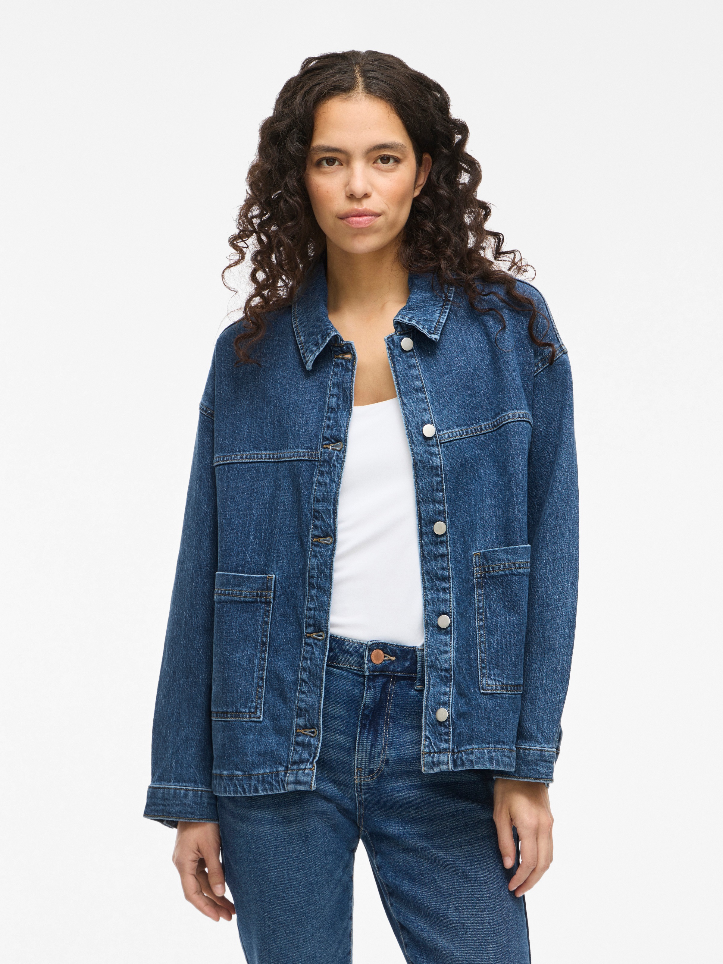 Vila Jeansblazer "VIJAF L/S DENIM JACKET - NOOS" günstig online kaufen