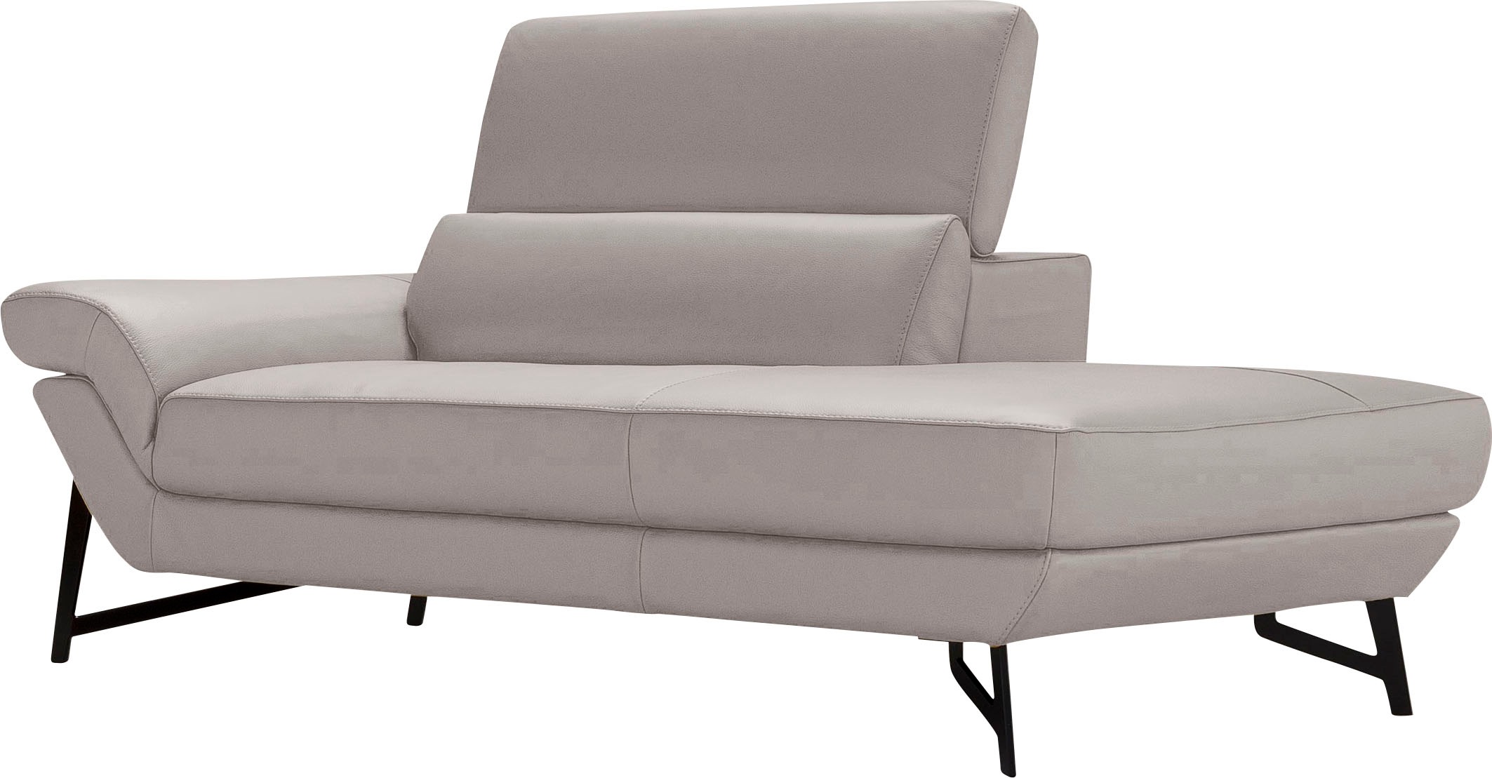 Egoitaliano Ottomane »Narcisa, Designsofa«, mit verstellbarer Kopfstütze, Solitärmöbel als Blickfang