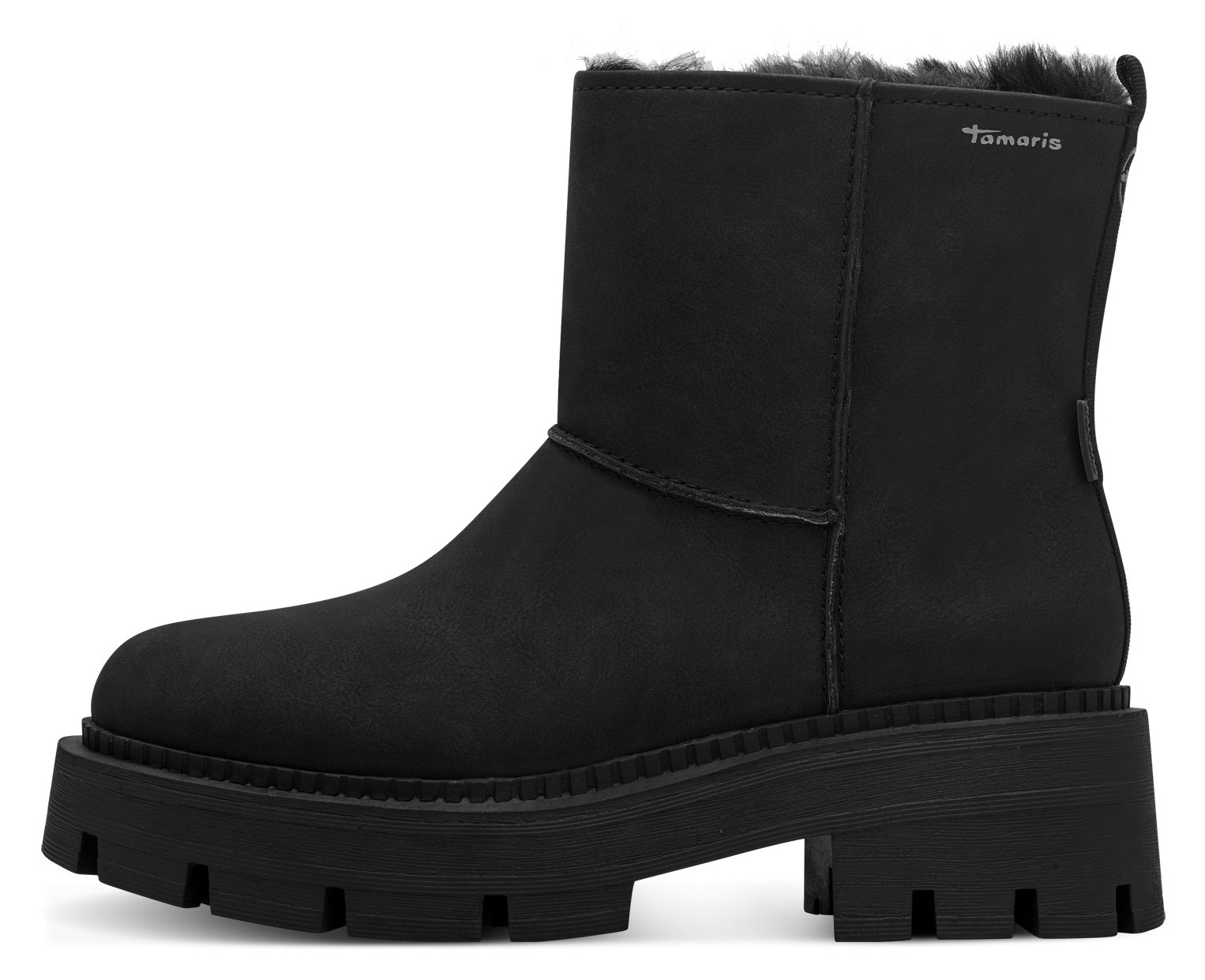 Tamaris Winterboots, Blockabsatz, Winterstiefelette, Outdoorschuh mit Duo Tex-Ausstattung