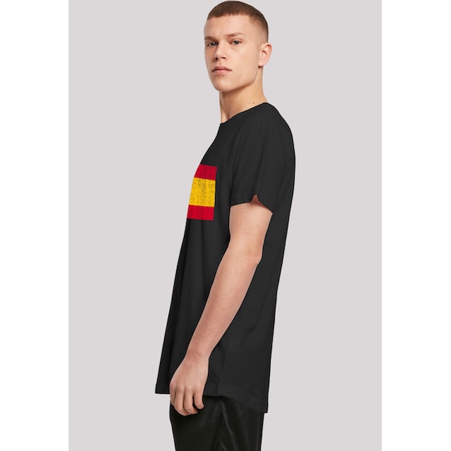 F4NT4STIC T-Shirt »Spain Spanien Flagge distressed«, Print ▷ kaufen | BAUR