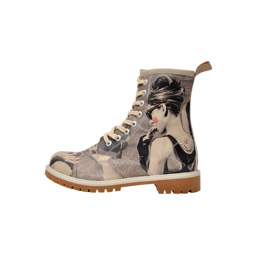 DOGO Schnürboots »Go Back to Being Yourself«, Vegan