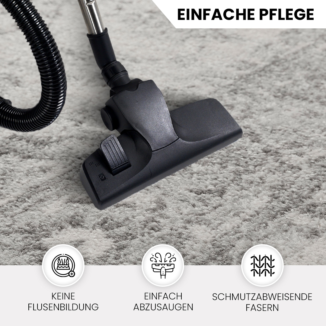 Livabliss Teppich »MENDOZA«, rund, 8 mm Höhe, Vintage Orientteppich, Kurzflor Boho Wohnzimmerteppich, Läufer
