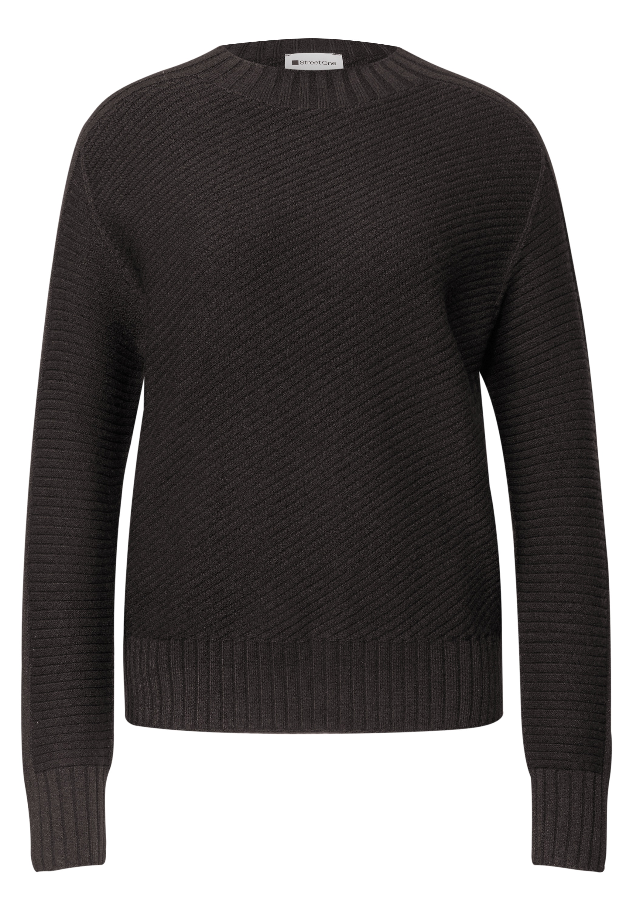 STREET ONE Strickpullover in Unifarbe