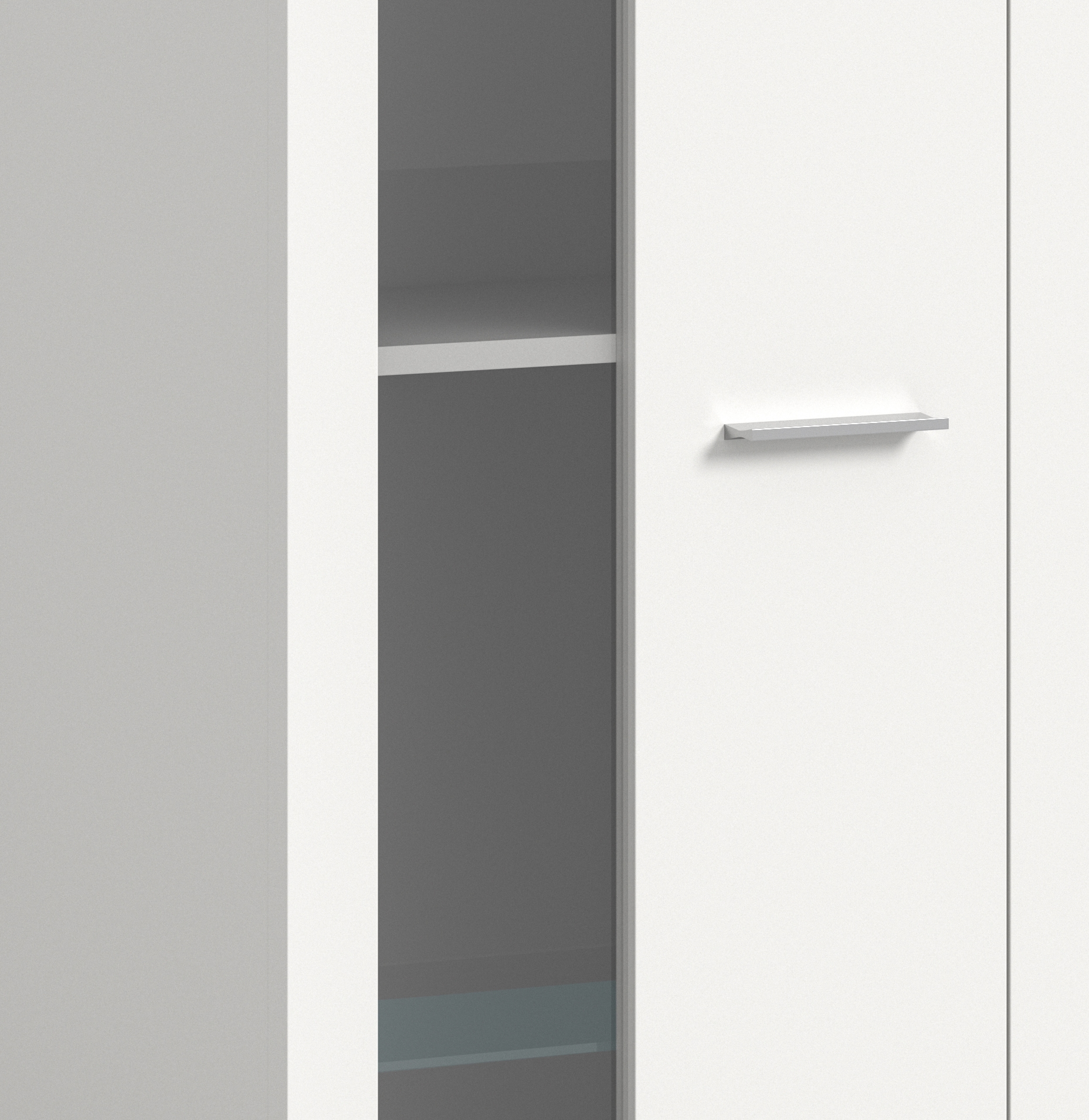 INOSIGN Wohnwand »Aosta, Breite 310cm, best. aus: 2x Vitrine, Lowboard, Wandboard«, Wohnwand, Kombination, Anbauwand, Möbel Set, Schrankwand, Möbel Kombi