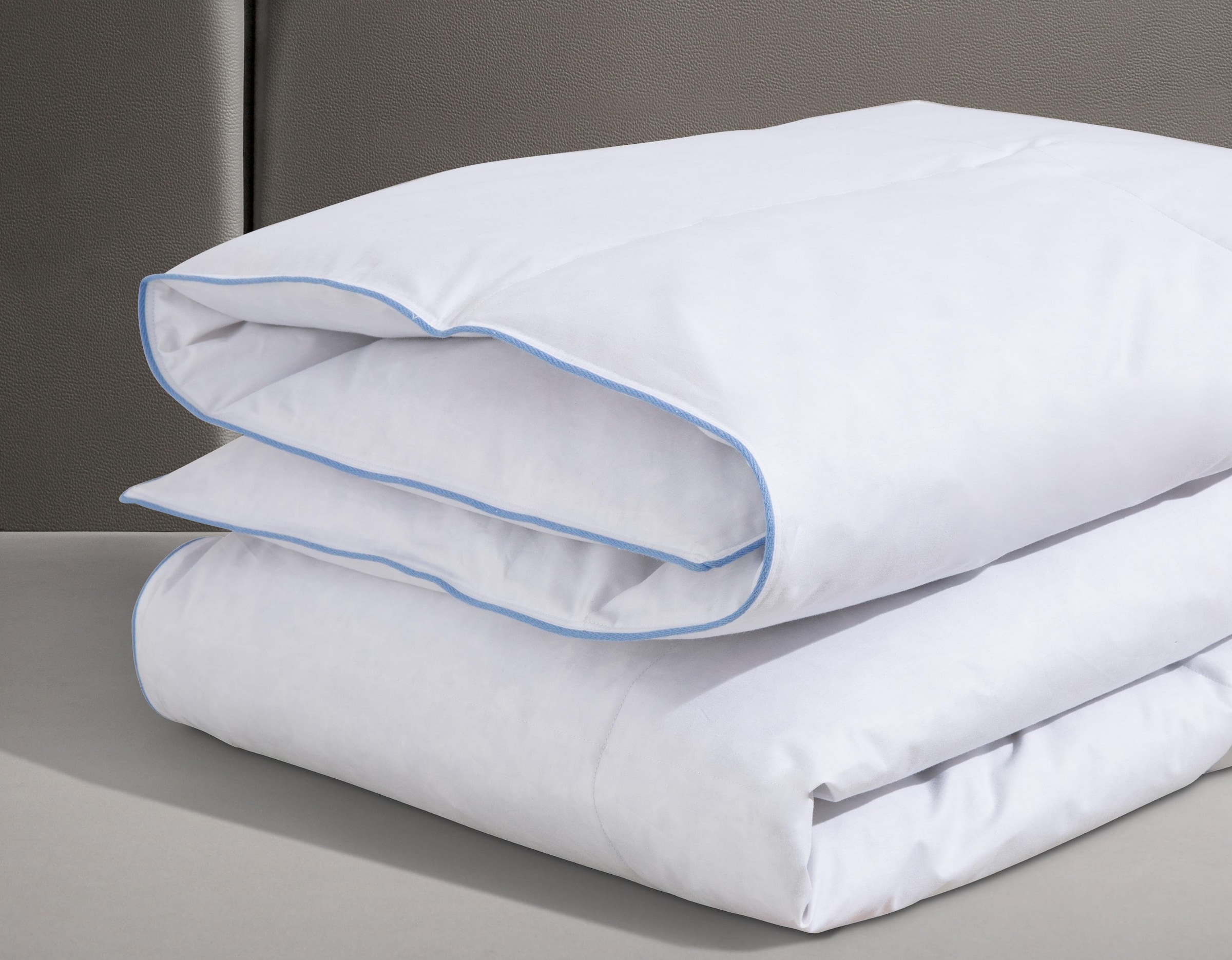 RIBECO Federbettdecke »Anker« normal Füllung Federn & Daunen Bezug Baumwolle 1 Stk. tlg.