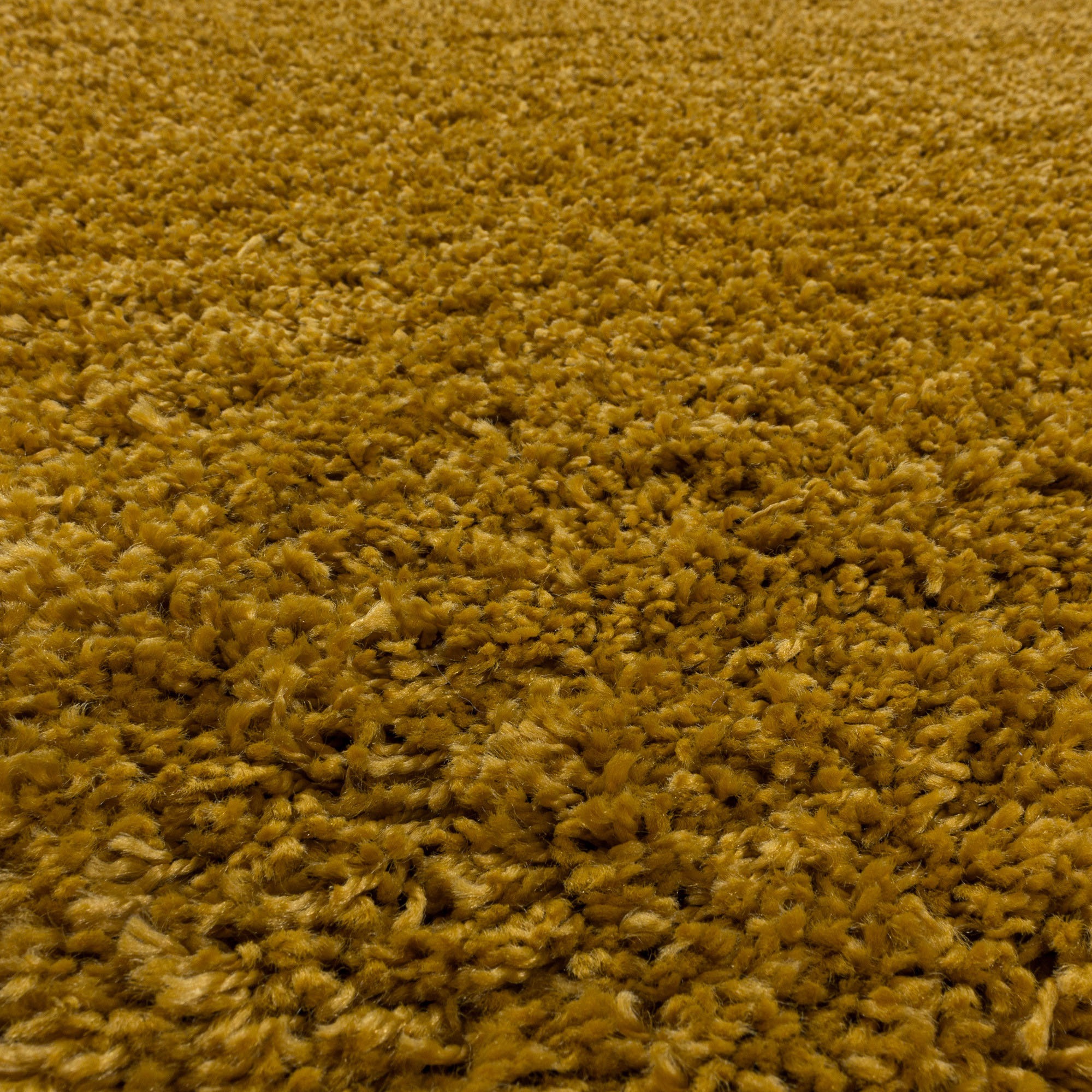 Hochflor-Teppich AYYILDIZ TEPPICHE "SYDNEY 3000", gold (goldfarben), H:30mm Ø:160cm, Polypropylen (PP), Teppiche, Shaggy, Langflor, uni, auch rechteckig, Wohnzimmer 2