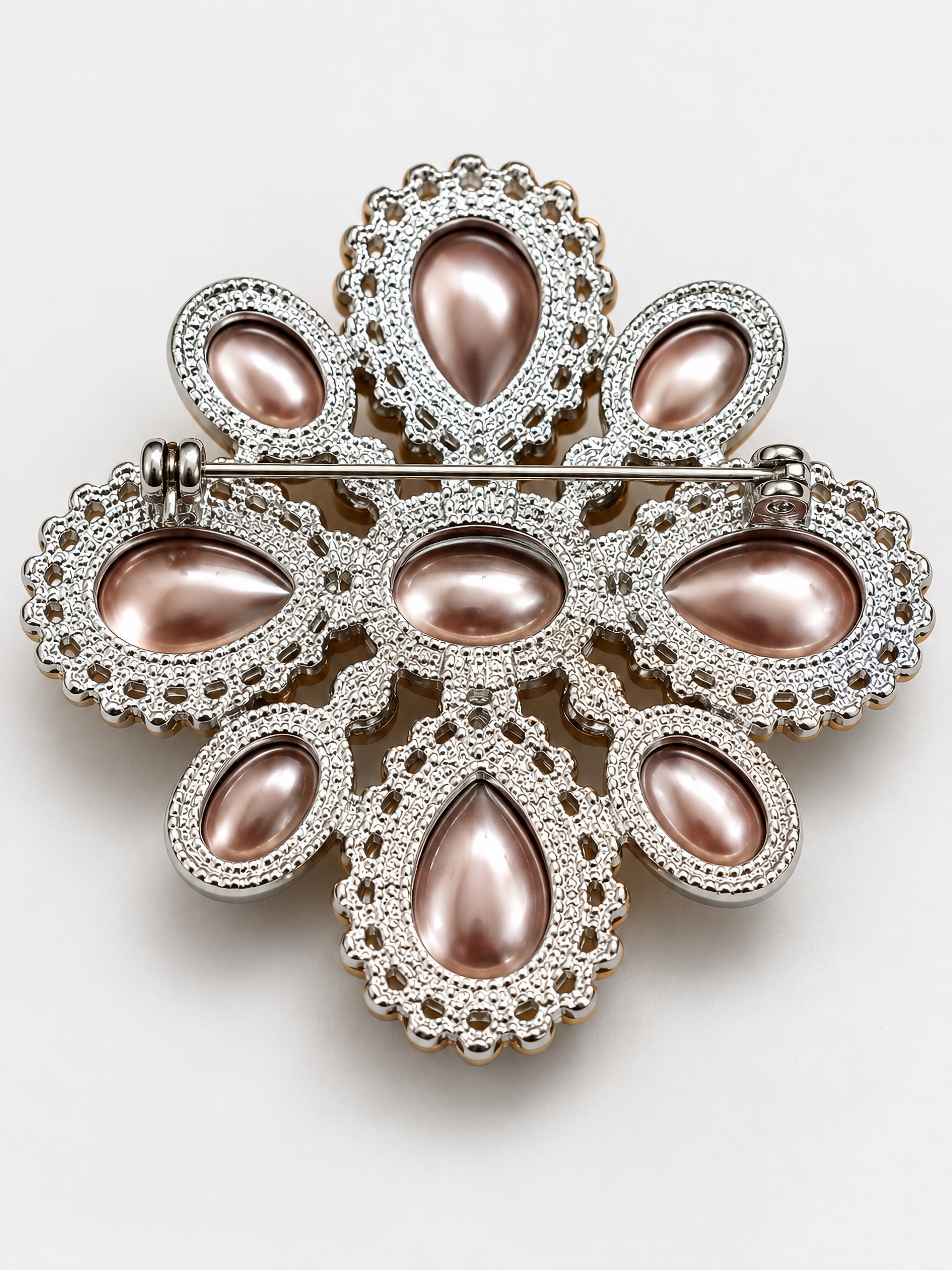 COLLEZIONE ALESSANDRO Brosche »Topaz« ()  braune Brosche mit topaz Strass