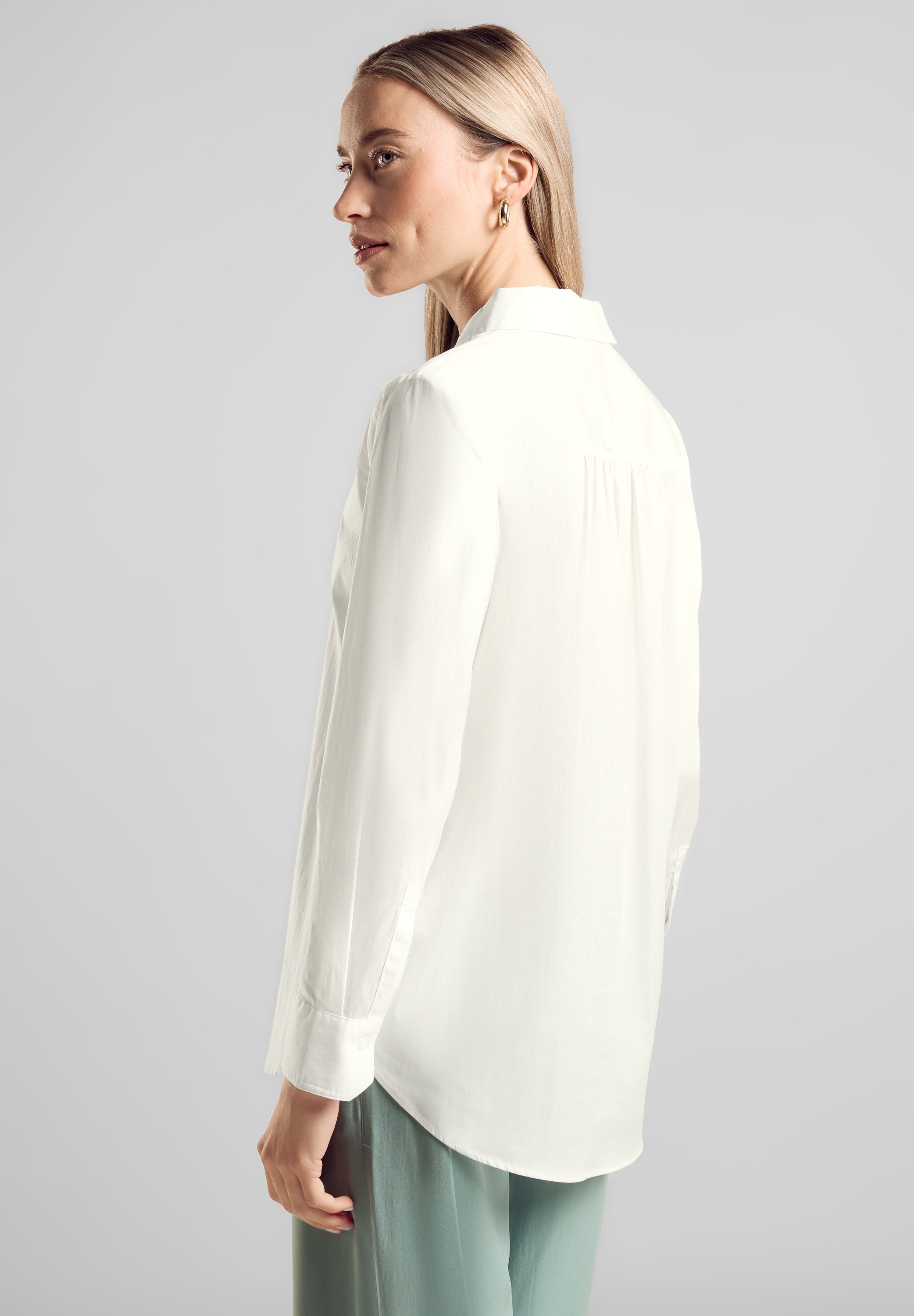 STREET ONE Longbluse, in Unifarbe