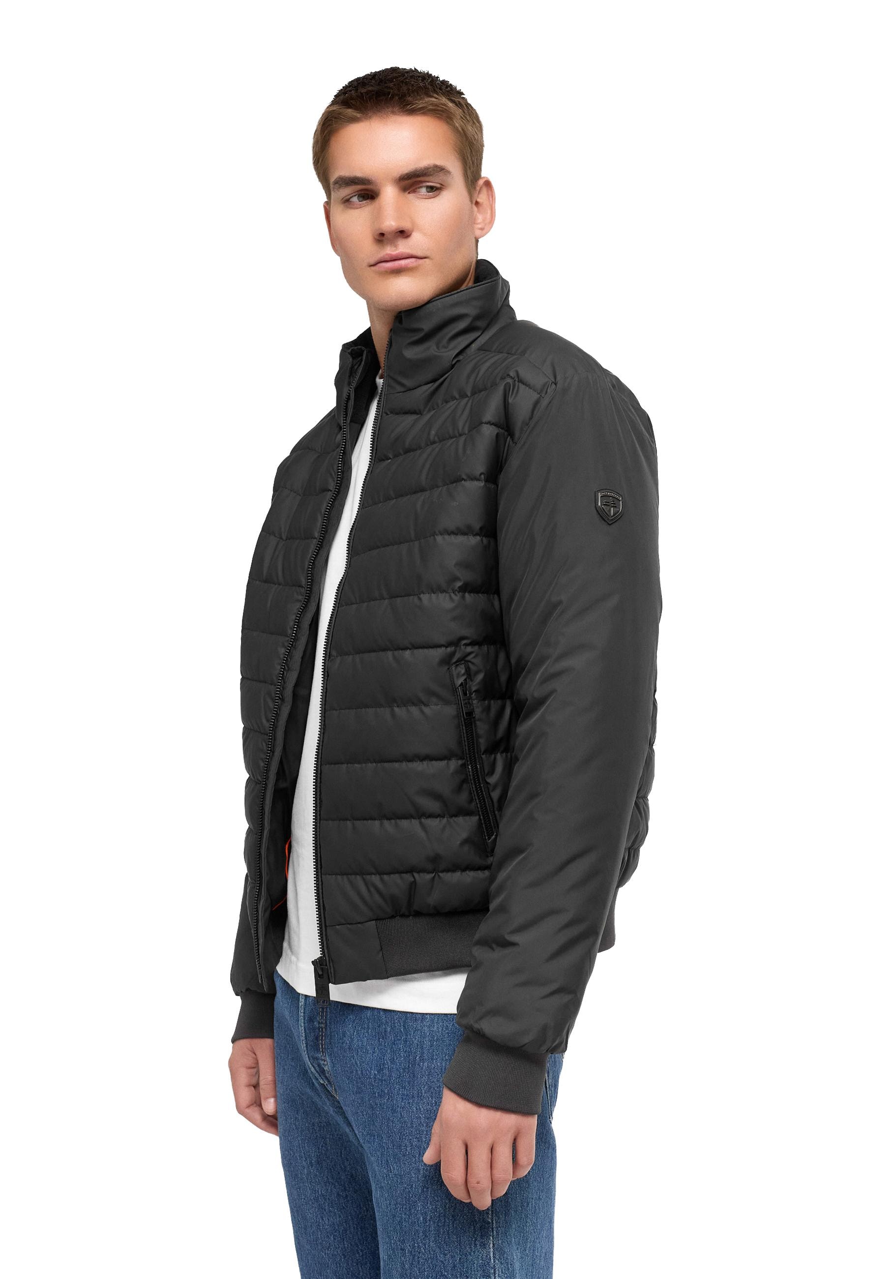 Stone Harbour Regenjacke "Eliaam XX" ohne Kapuze Herren Steppjacke mit glatten Ärmeln