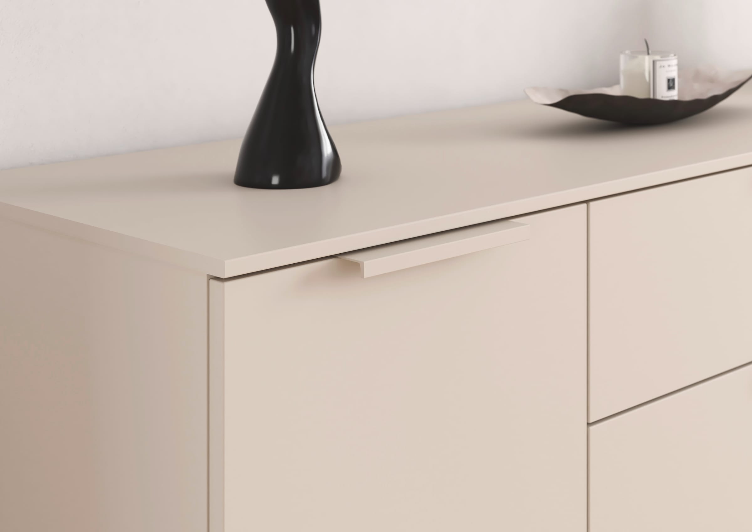 LeGer Home by Lena Gercke Kommode »Serina«, mit 4 Schubkästen und 2 Türen sowie Metallgriffen MADE IN GERMANY