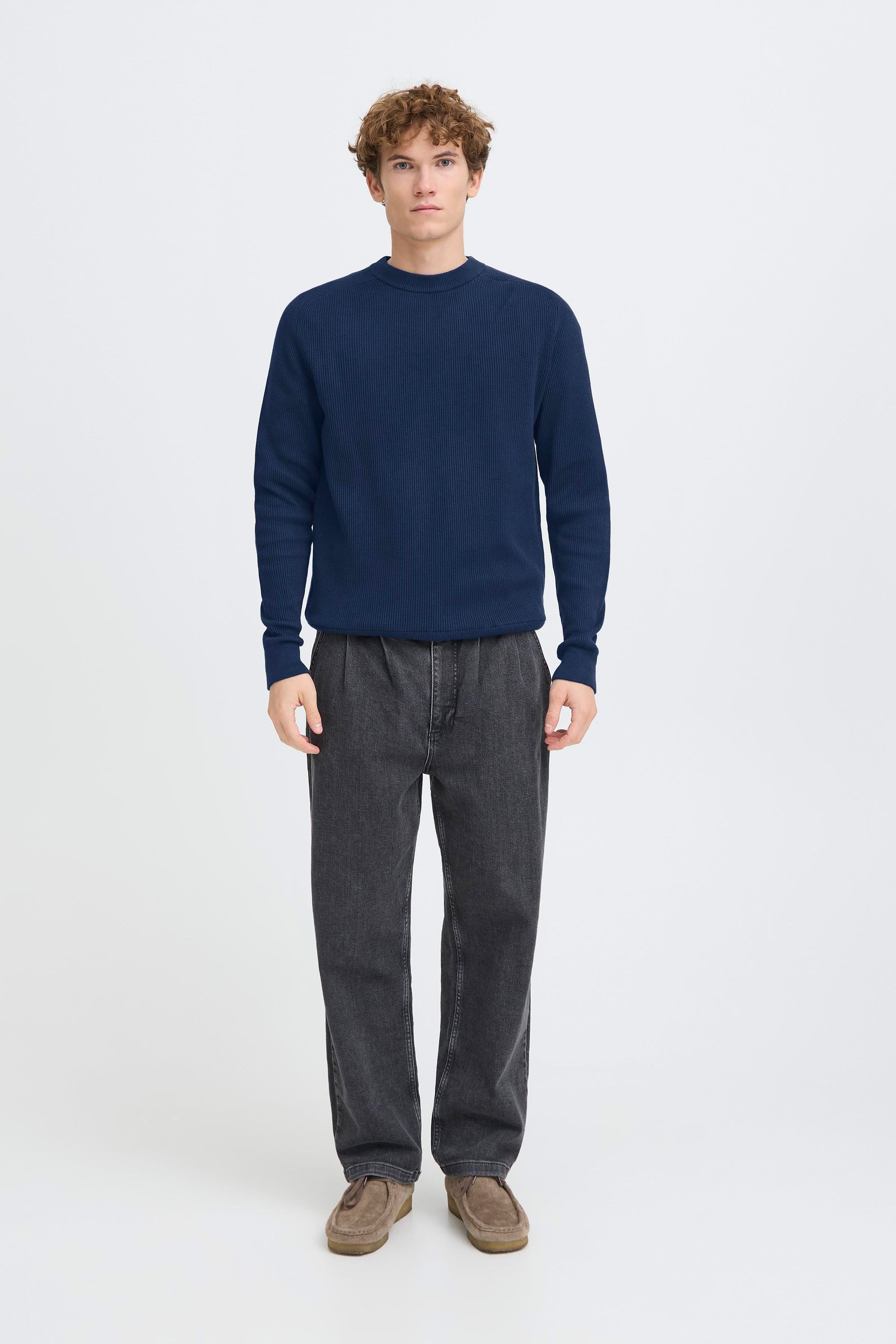 Casual Friday Strickfleece-Pullover "Strickpullover CFNordin" günstig online kaufen