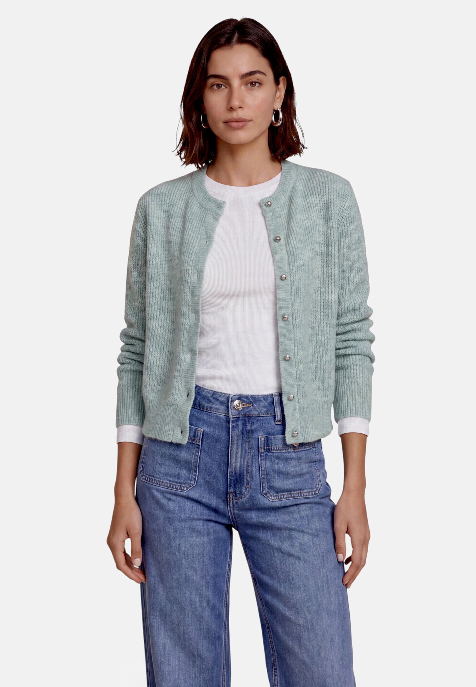 Zero Strickjacke »Damen langarm« 1 Material