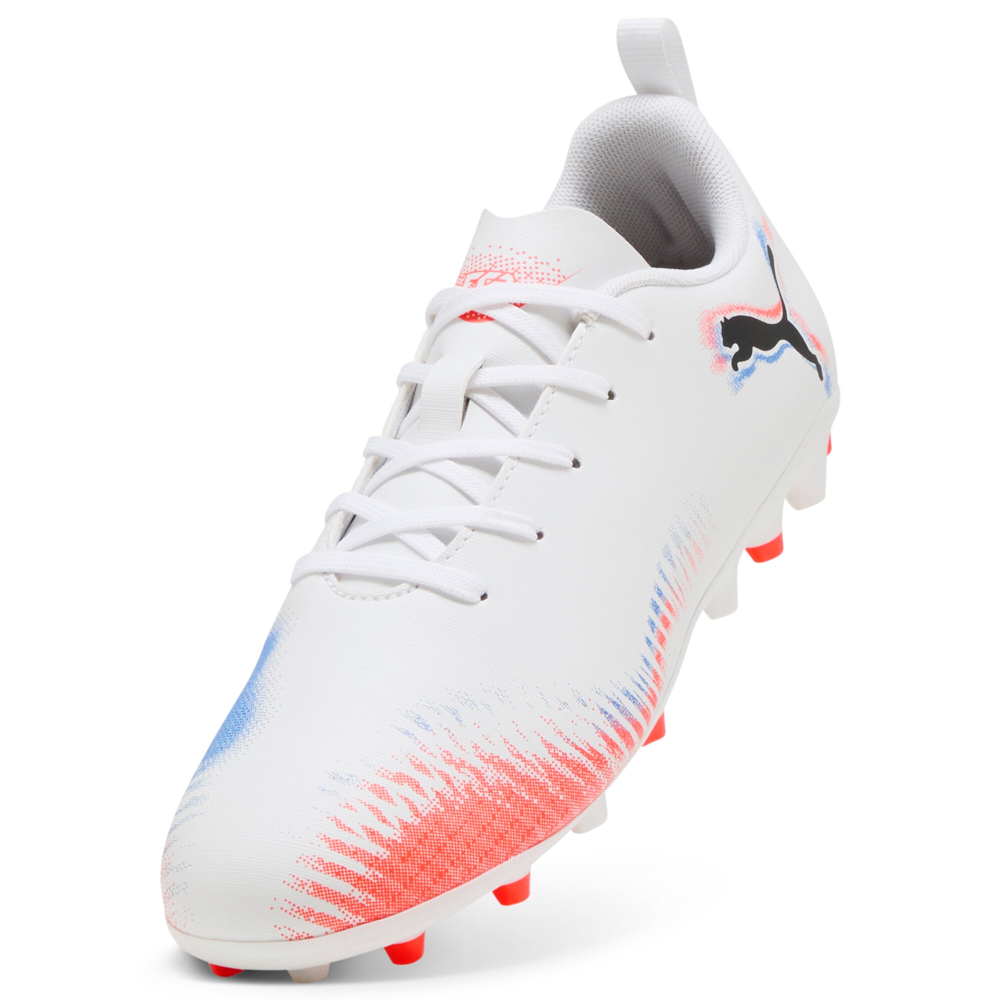 PUMA Kinder Fußballschuh "FUTURE 8 PLAY MG JR", Gr. 36puma weiß, puma schwarz, glowing rot, Synthetik, Schuhe, für Kunstrasenplätze