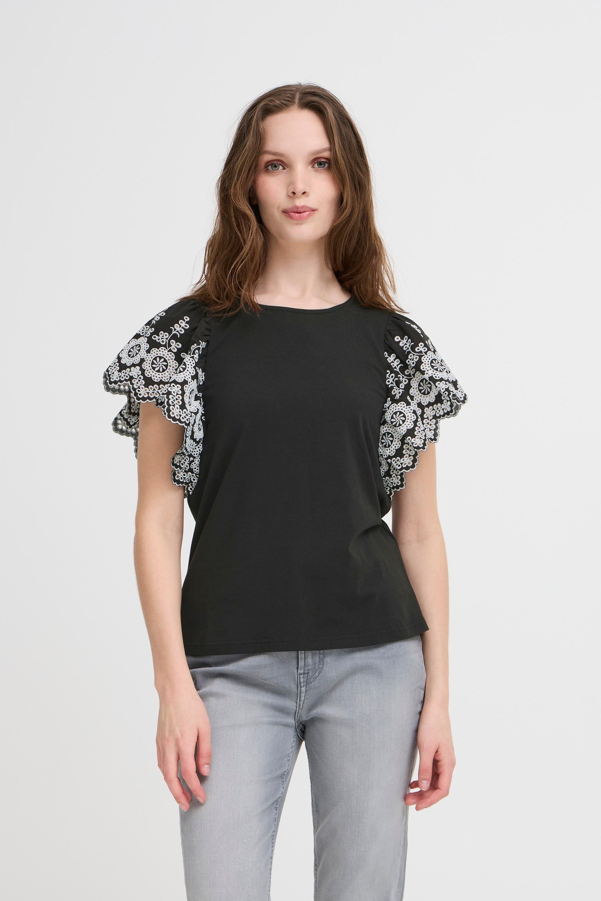 Ichi Rundhalsshirt »Rundhalsshirt IHMALUI«