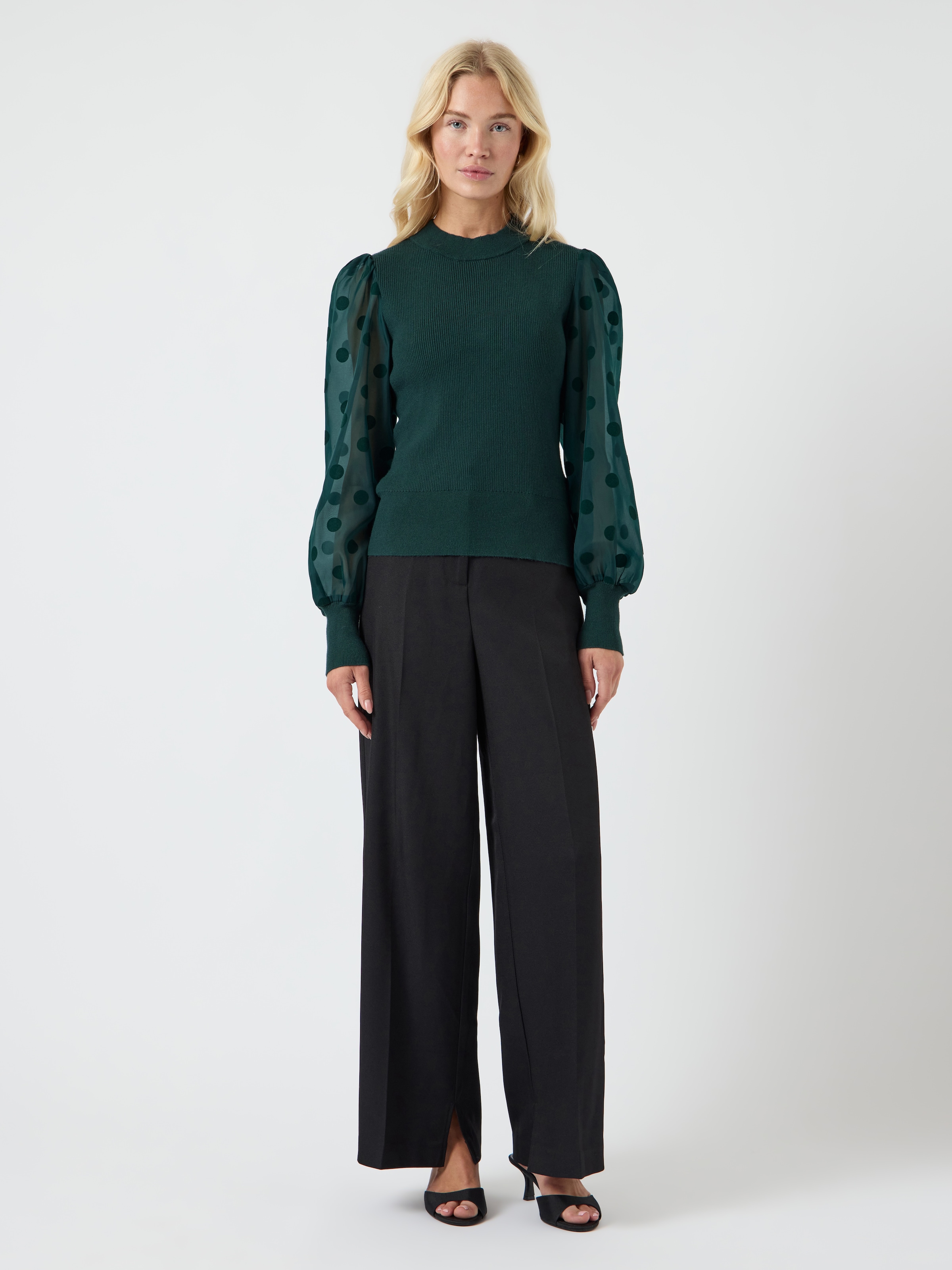 Y.A.S Rundhalspullover »YASDOTME LS KNIT PULLOVER S. NOOS«
